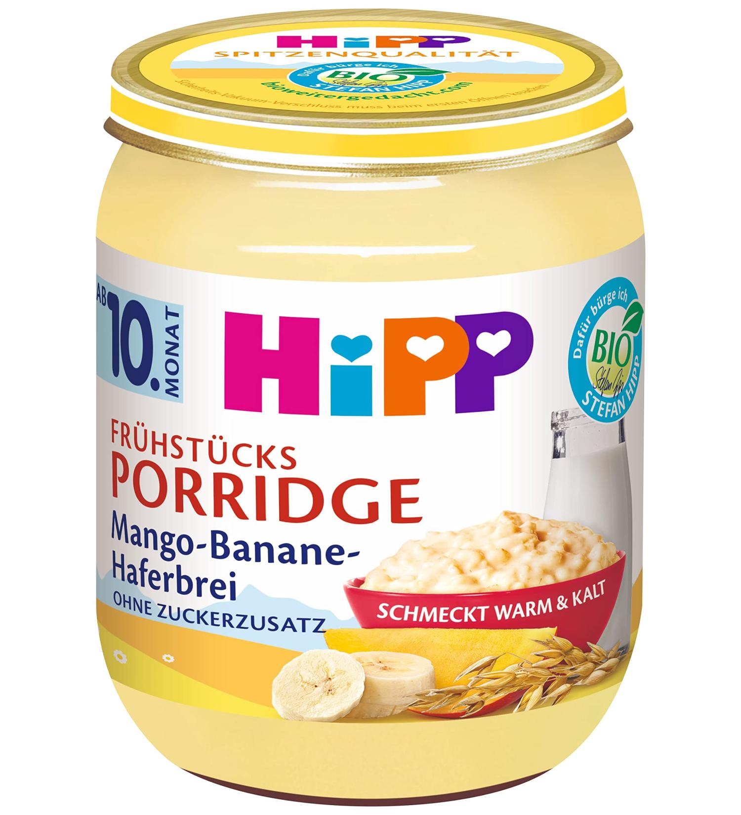Hipp Bio Breakfast Porridge Mango-Banane-H rbrei 6 Pack (6 x 160 g) H 5404 Mango-Banane-H r 160g 160 g (6 Series Pack) Mango-Banane-Hairs