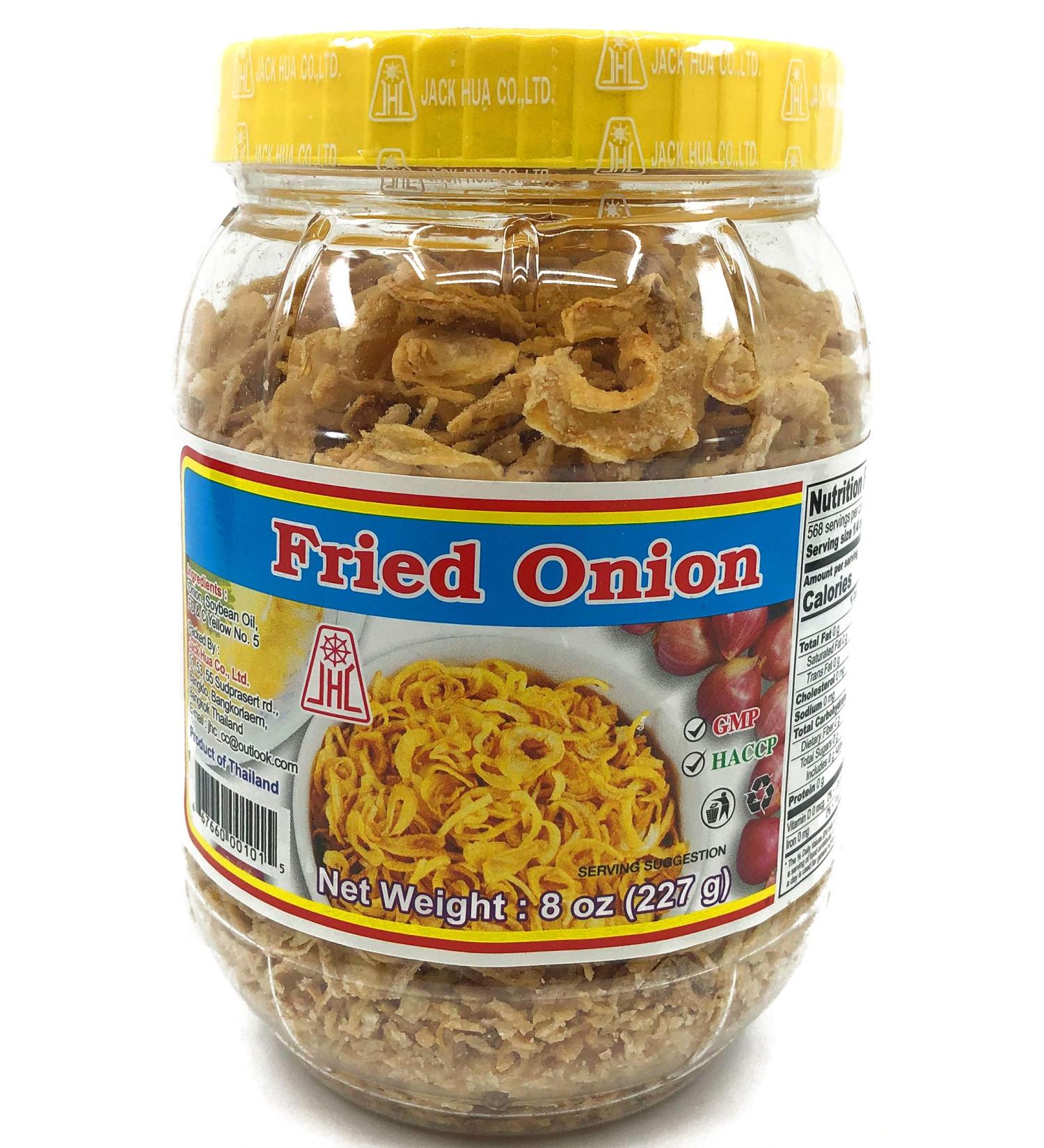 JHC Fried Onion Large 8oz - Crispy and Flavorful Onion Topping - Buy Online on GoSupps.com