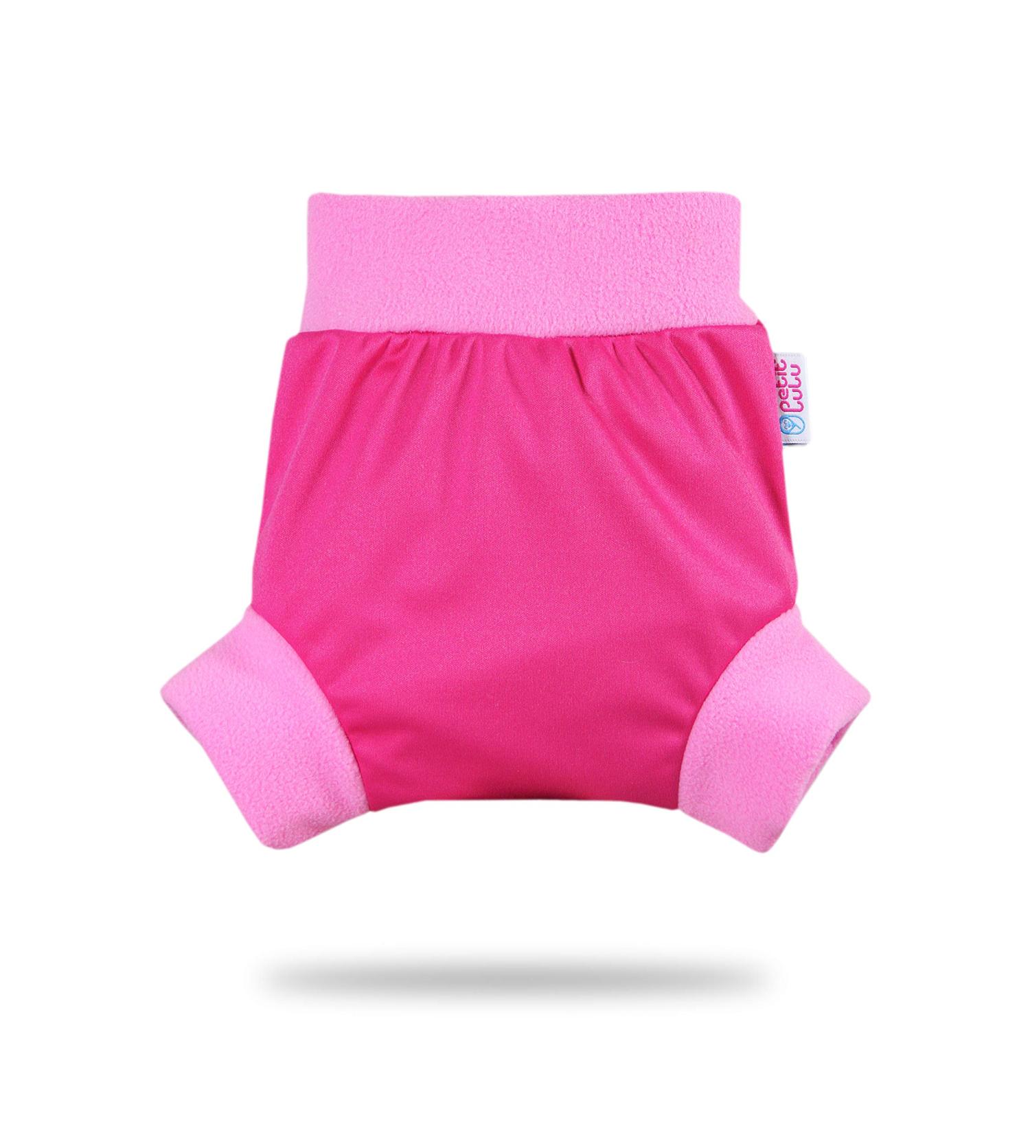 Petit Lulu Size S Pull Up Cloth Nappy Wrap - Reusable & Washable Diaper Cover | Made in Europe (Pink) - Buy Online on GoSupps.com