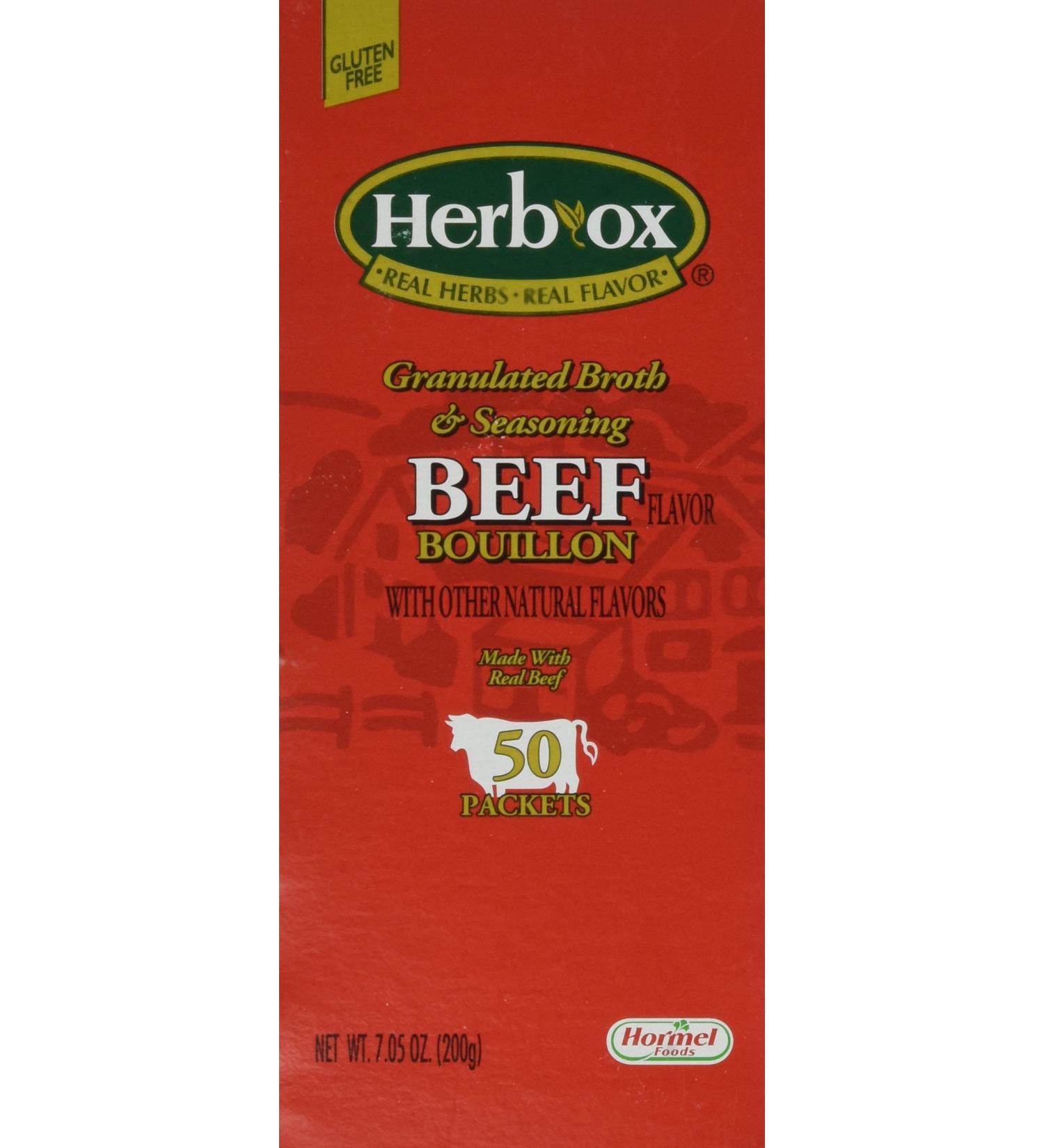 Hormel Herb Ox Beef Bouillon 50 Packets Beef,Herb 50 Count (Pack of 1)