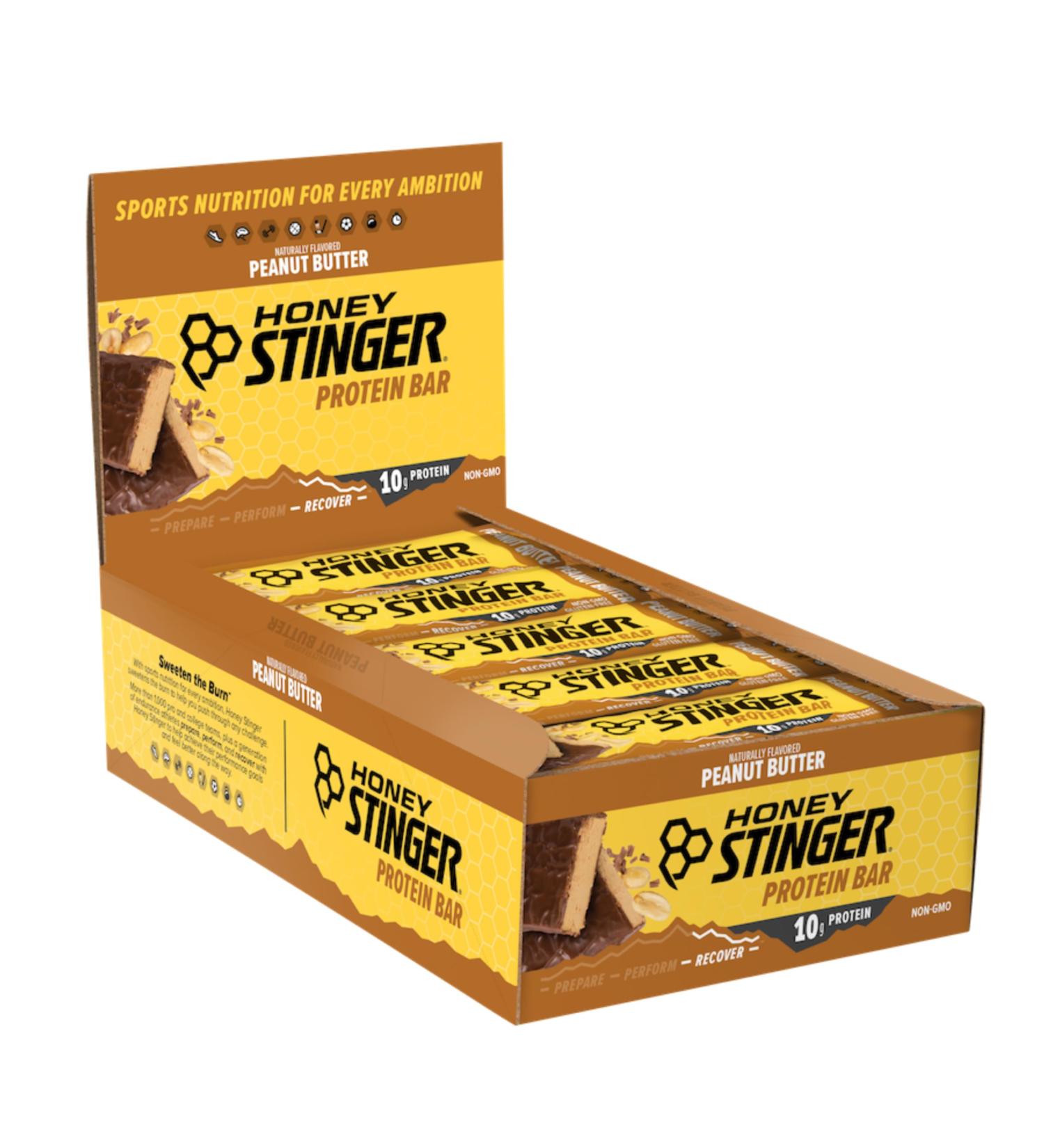Honey Stinger Protein Bar Peanut Butta Protein Packed Food for Exercise Endurance and Performance Sports Nutrition Snack for Home & Gym Post Workout Box of 15 Peanut Butter - Buy Online on GoSupps.com