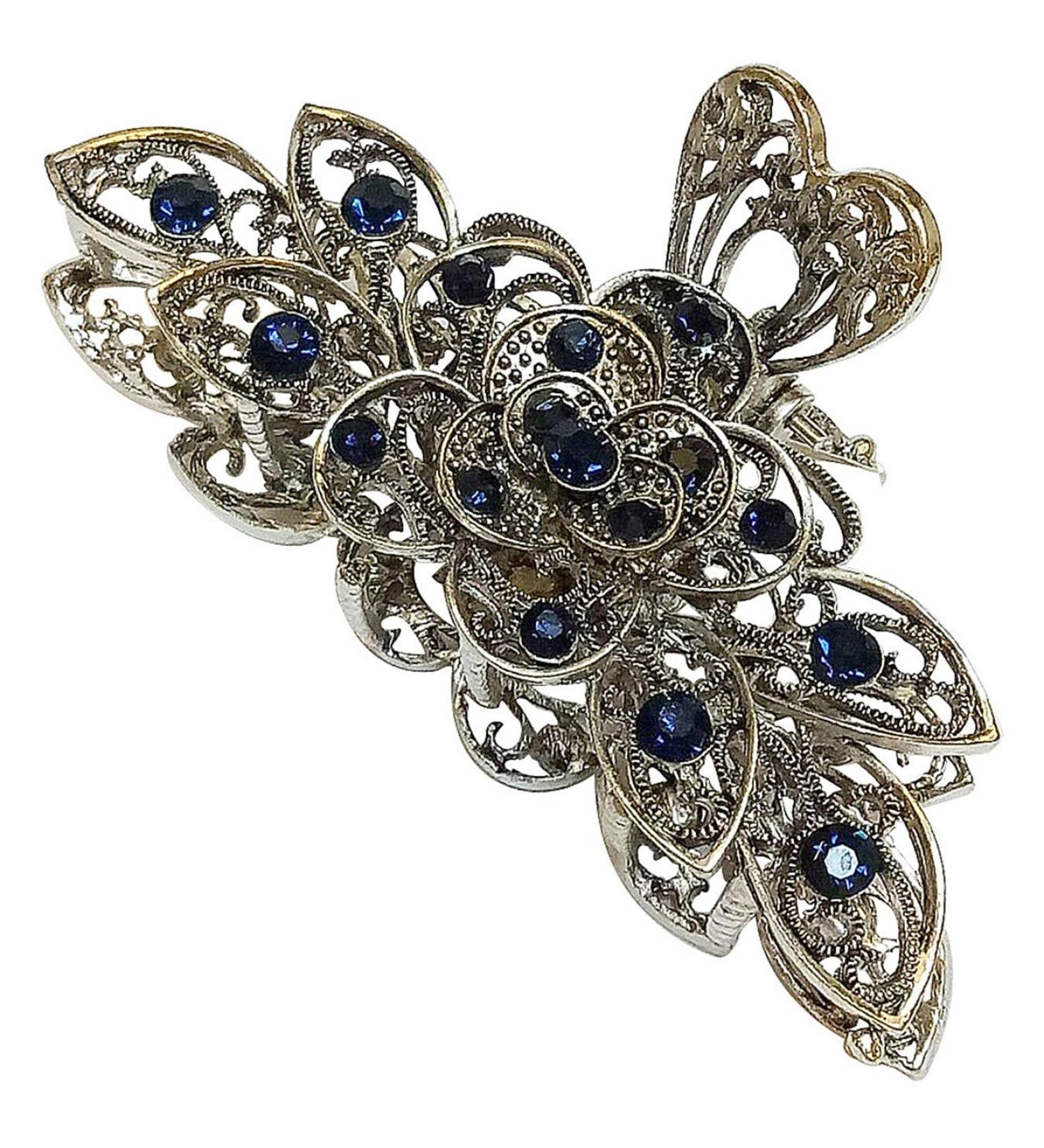 ADIASEN Large Vintage Metal Hair Clip for Women
