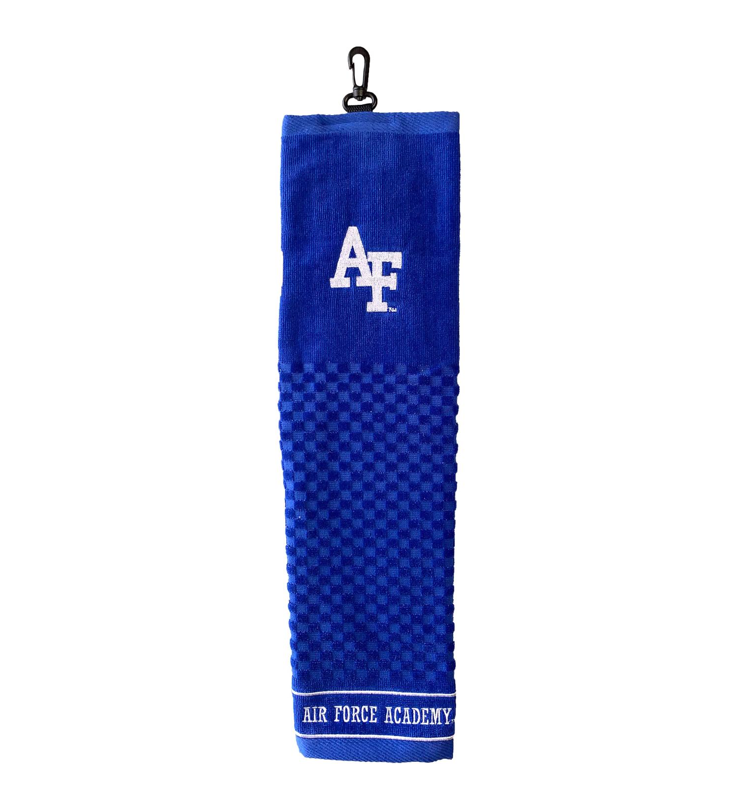 Team Golf NCAA Embroidered Golf Towel, Checkered Scrubber Design, Embroidered Logo