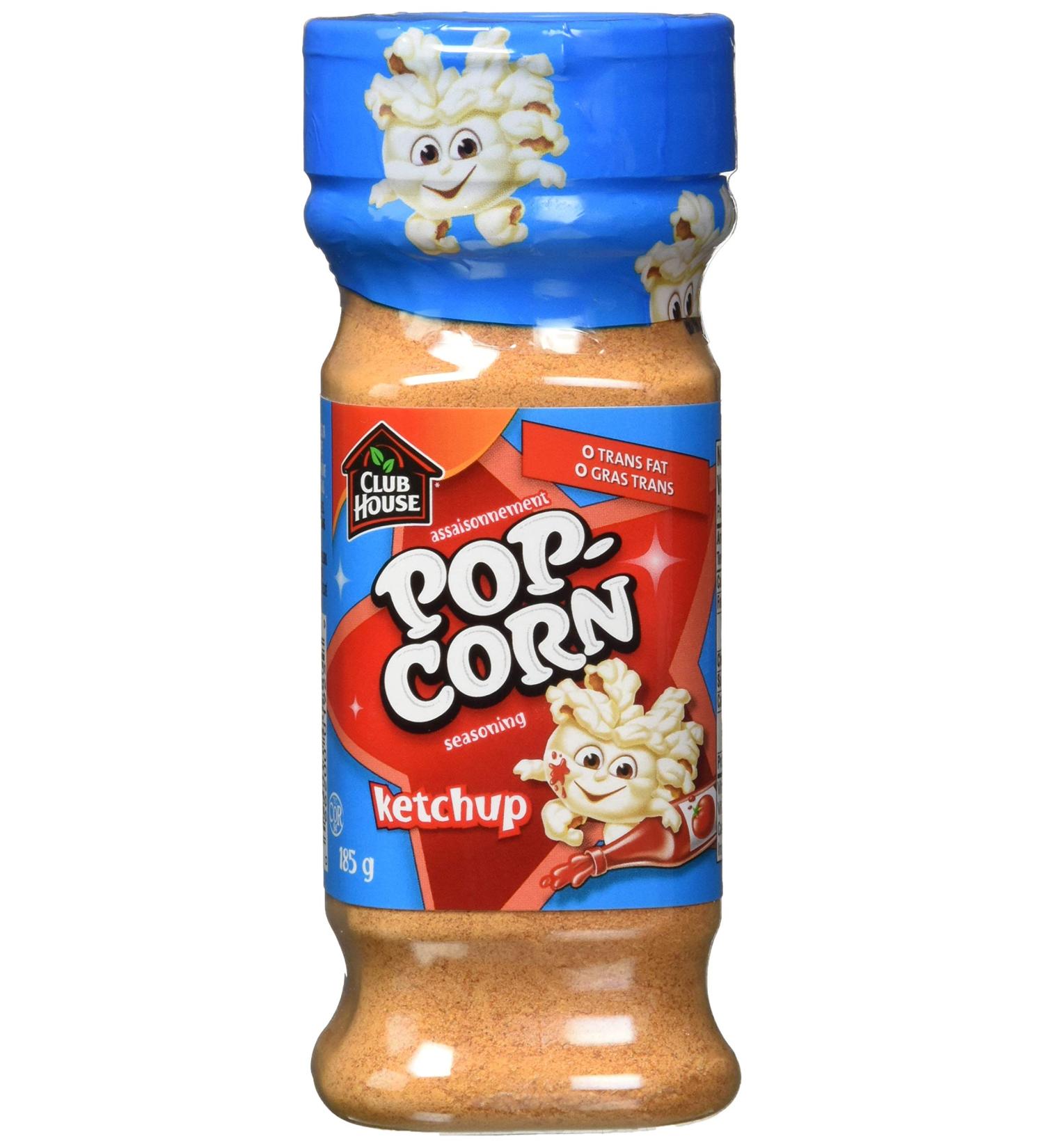 Club House Quality Natural Herbs & Spices Popcorn Seasoning Ketchup 185g Ketchup Seasoning 185 g (Pack of 1) - Buy Online on GoSupps.com