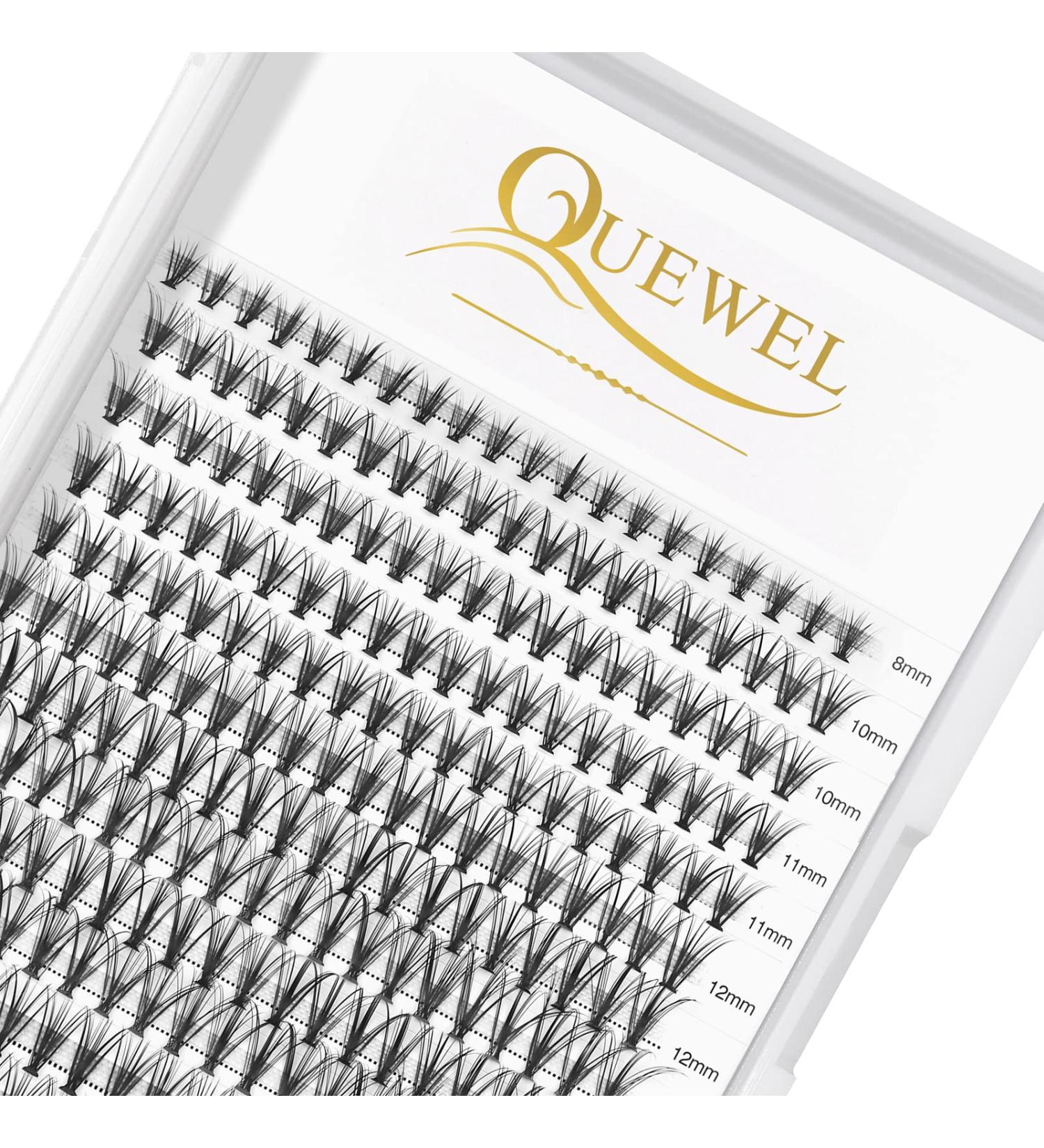 Individual False Eyelashes - 240stk 20D 0.07D Curl Mix 8-14mm - Reusable DIY Cluster Lashes for Stunning Eye Makeup - Buy Online on GoSupps.com