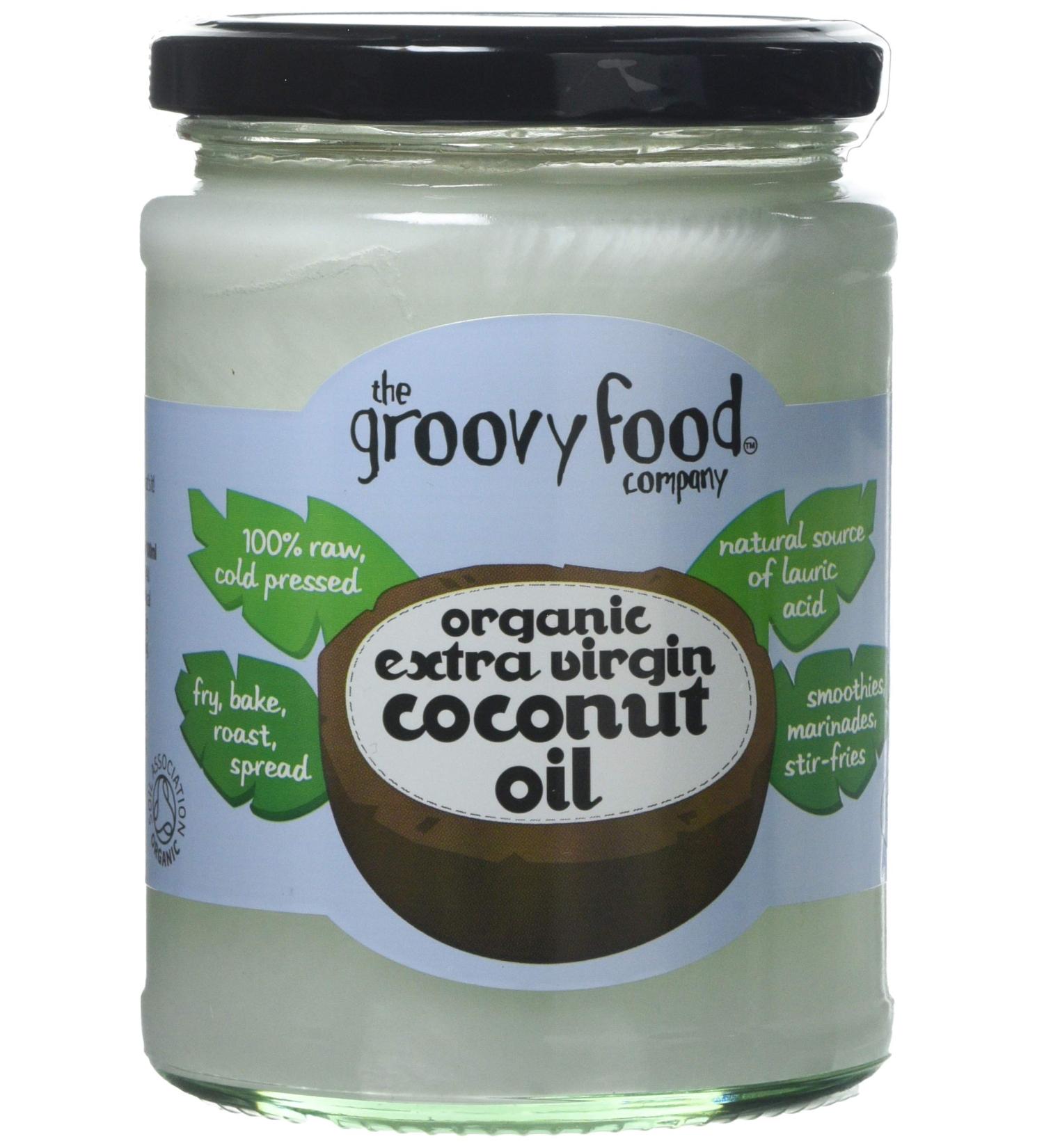 The Groovy Food Company Organic Virgin Coconut Oil 500ml - Buy Online on GoSupps.com