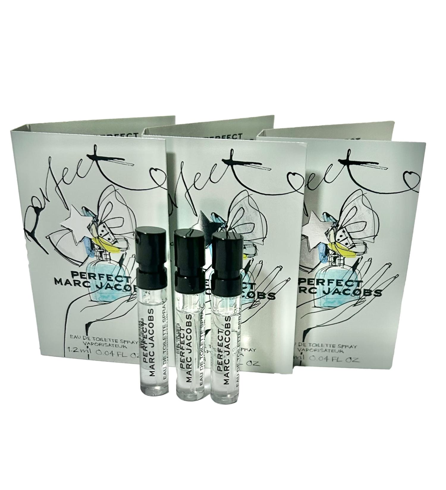 Marc Jacobs Perfect EDT Sample Women Perfume Spray 1.2 ml / 0.04 oz - set of 3 - Buy Online on GoSupps.com