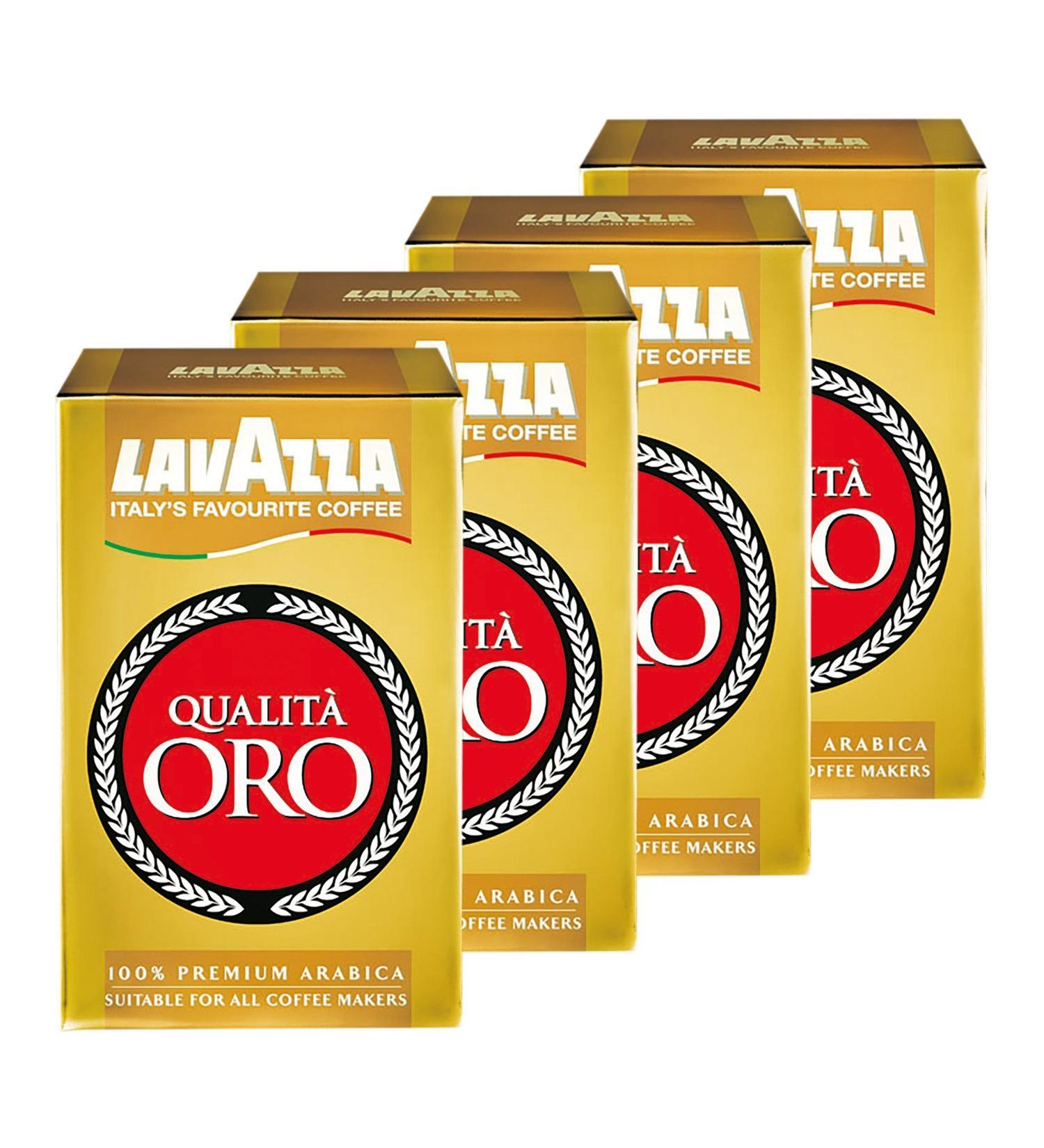  Lavazza Lavazza Caf Qualit ORO ground coffee beans (4 x 500 g) - Buy Online on GoSupps.com