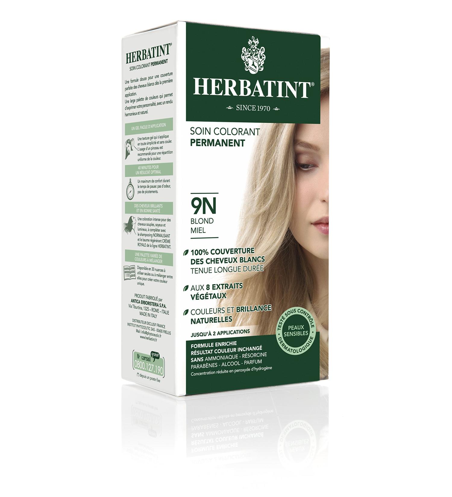 Herbatint Permanent Color Care 150ml - 9N Honey Blonde - Buy Online on GoSupps.com