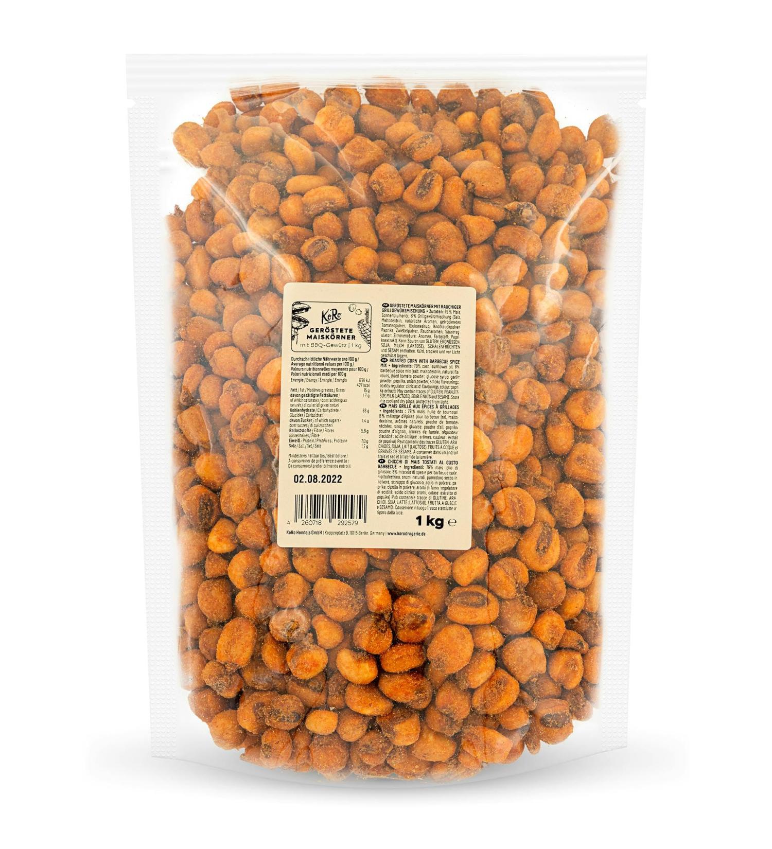 KoRo - Grilled corn barbecue flavor 1 kg - Buy Online on GoSupps.com