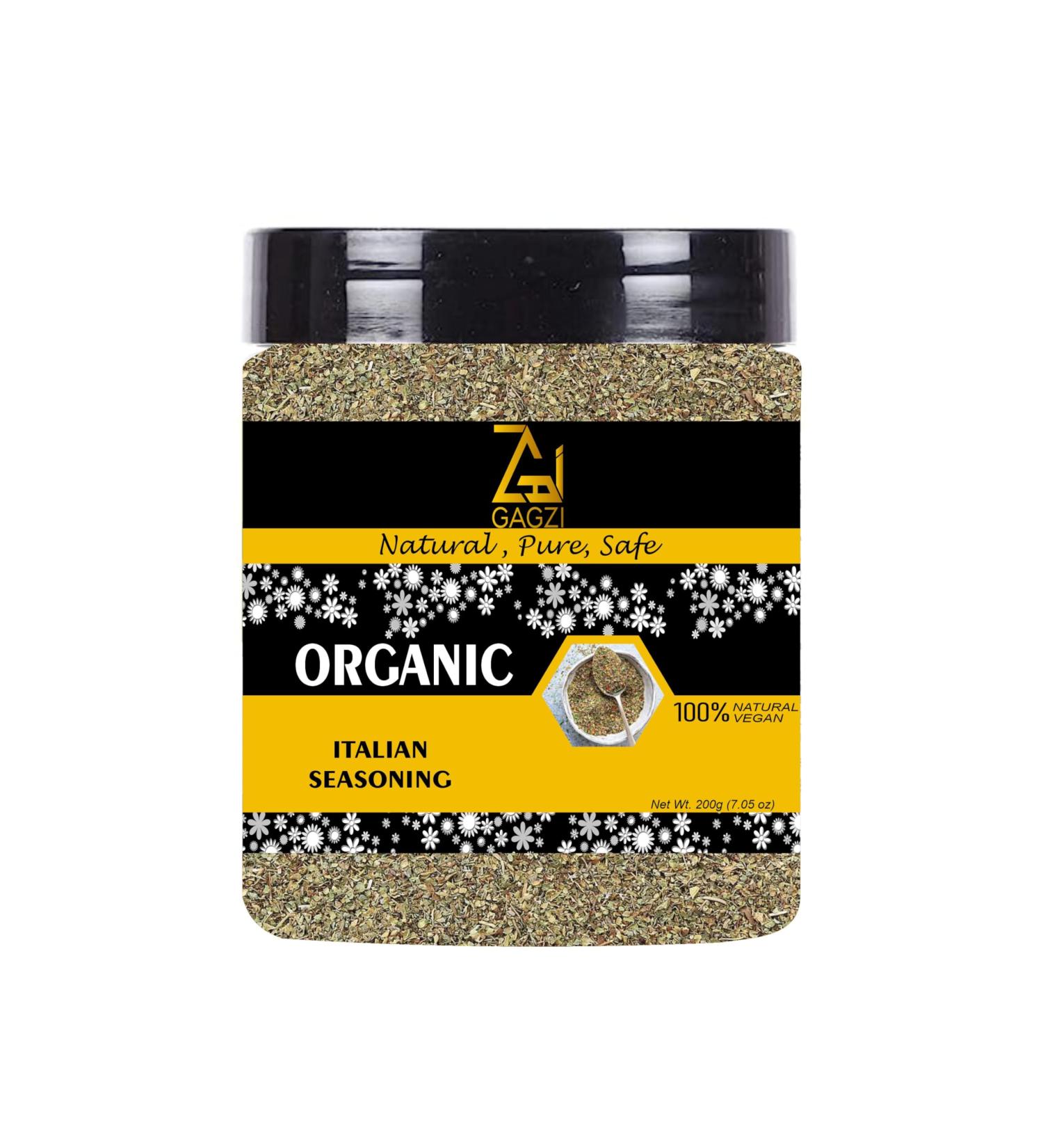 GAGZI All Natural Organic Spices Italian Seasoning 200 Gram (Packing May Be Vary) Pack of 1 200 Gram 7.05 oz