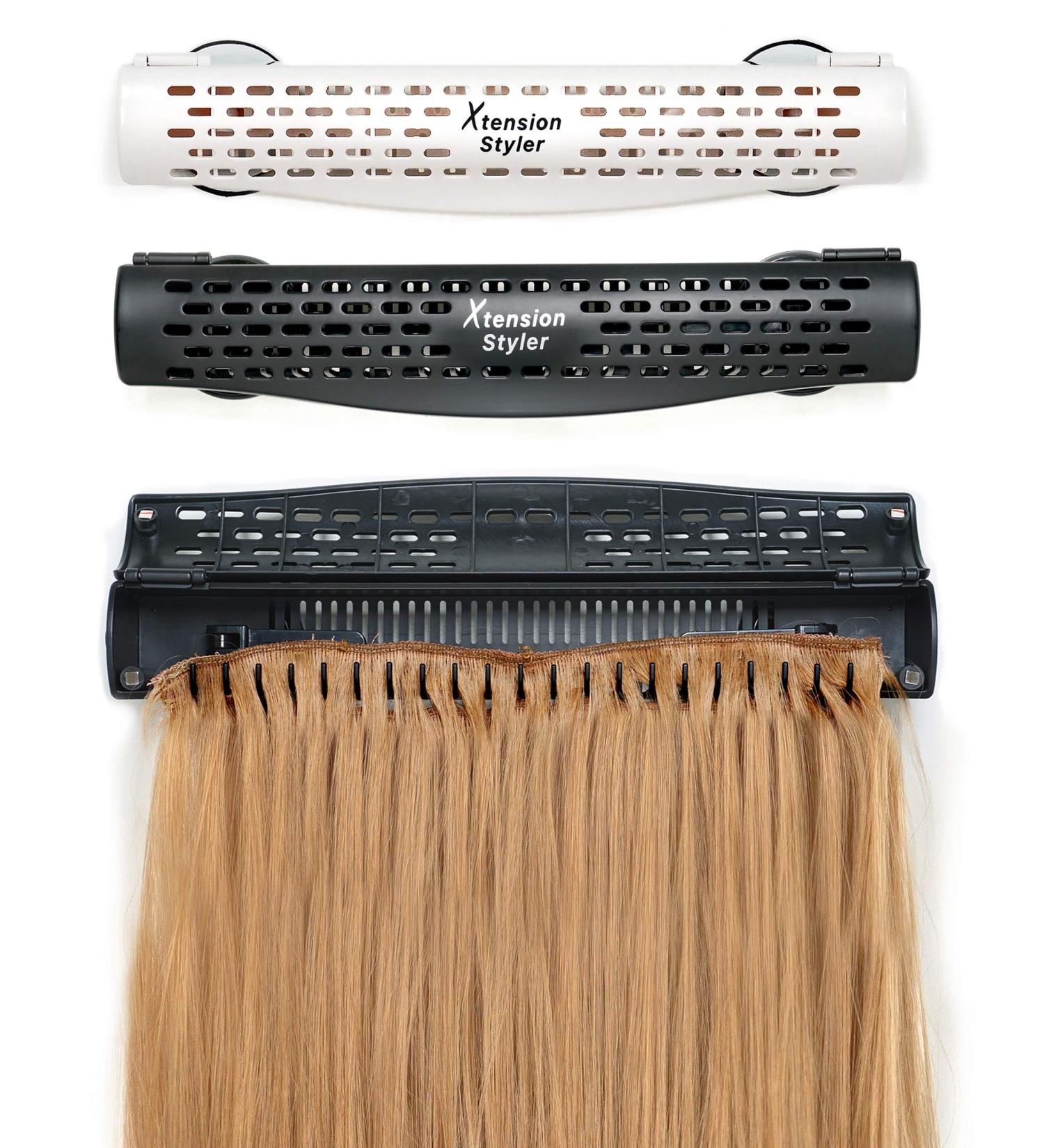 Professional Hair Extension Holder & Hanger - Styling Tool and Caddy for Washing, Coloring, Blow-Drying - Matte Black - Buy Online on GoSupps.com