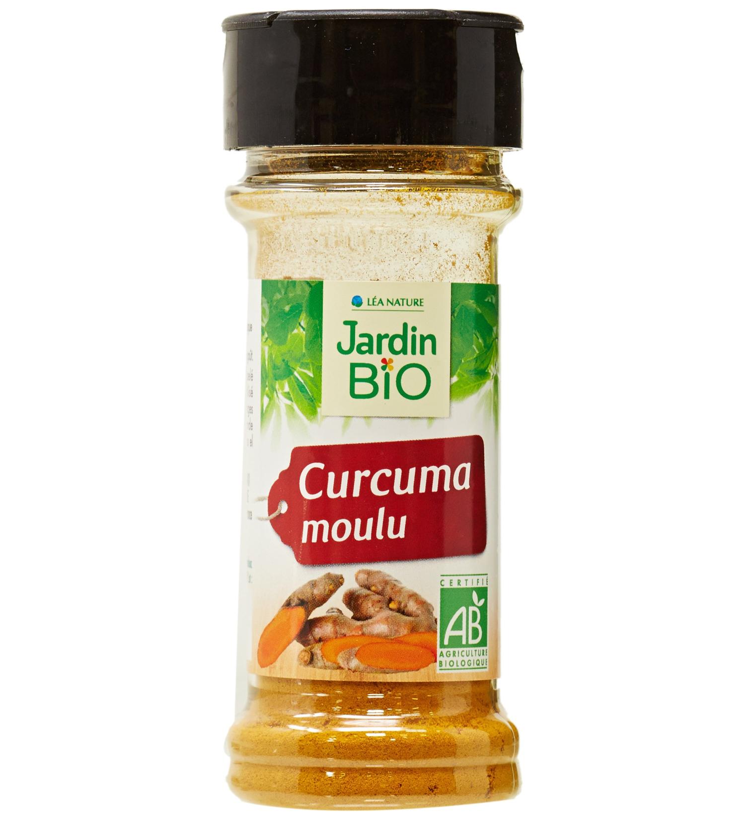Jardin BiO tic - Ground turmeric - organic - Salted - AB certified - 30g jar - Pack of 3 - Buy Online on GoSupps.com