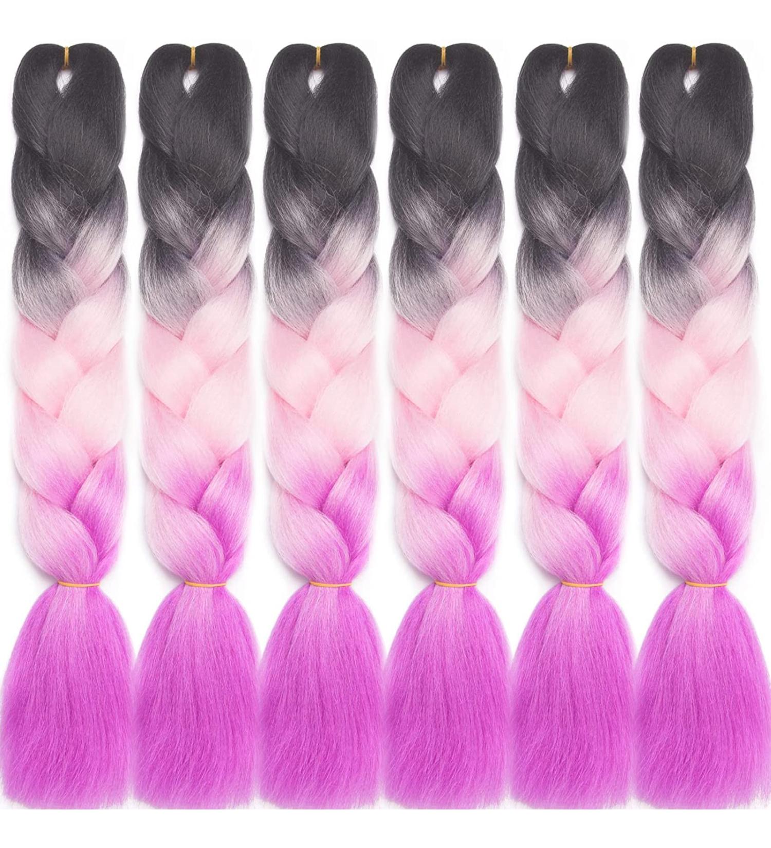 LDMY Jumbo Braiding Hair Extensions - 24 Inch Synthetic Jumbo Braids for African Women | International Shipping Available - Buy Online on GoSupps.com