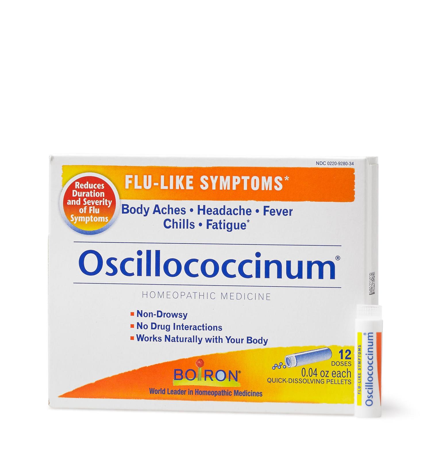 Boiron Oscillococcinum Natural Flu Relief - 12 doses per Pack - 1 Each.