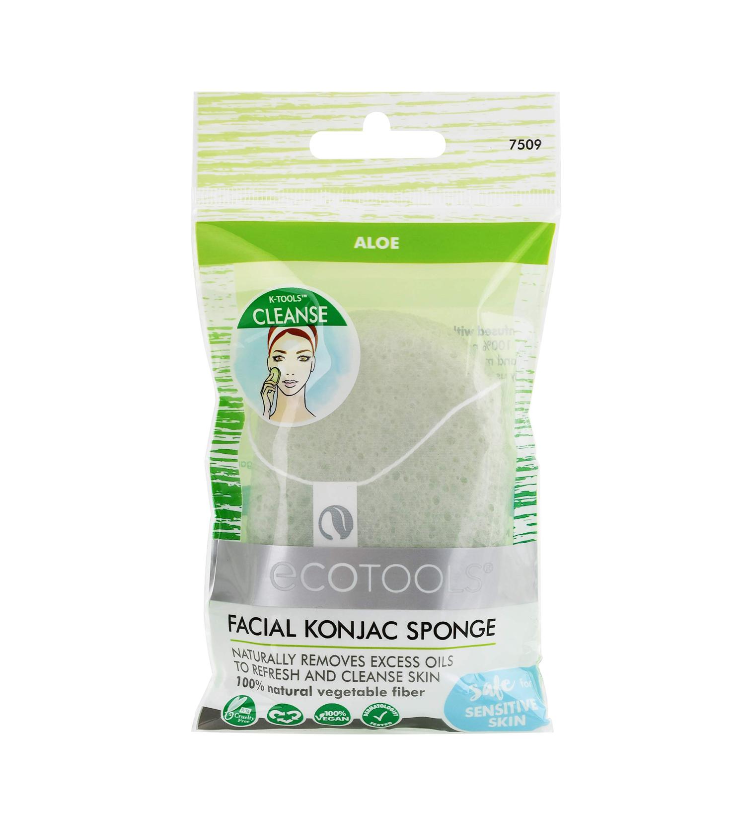 Facial Konjac Sponge   Aloe