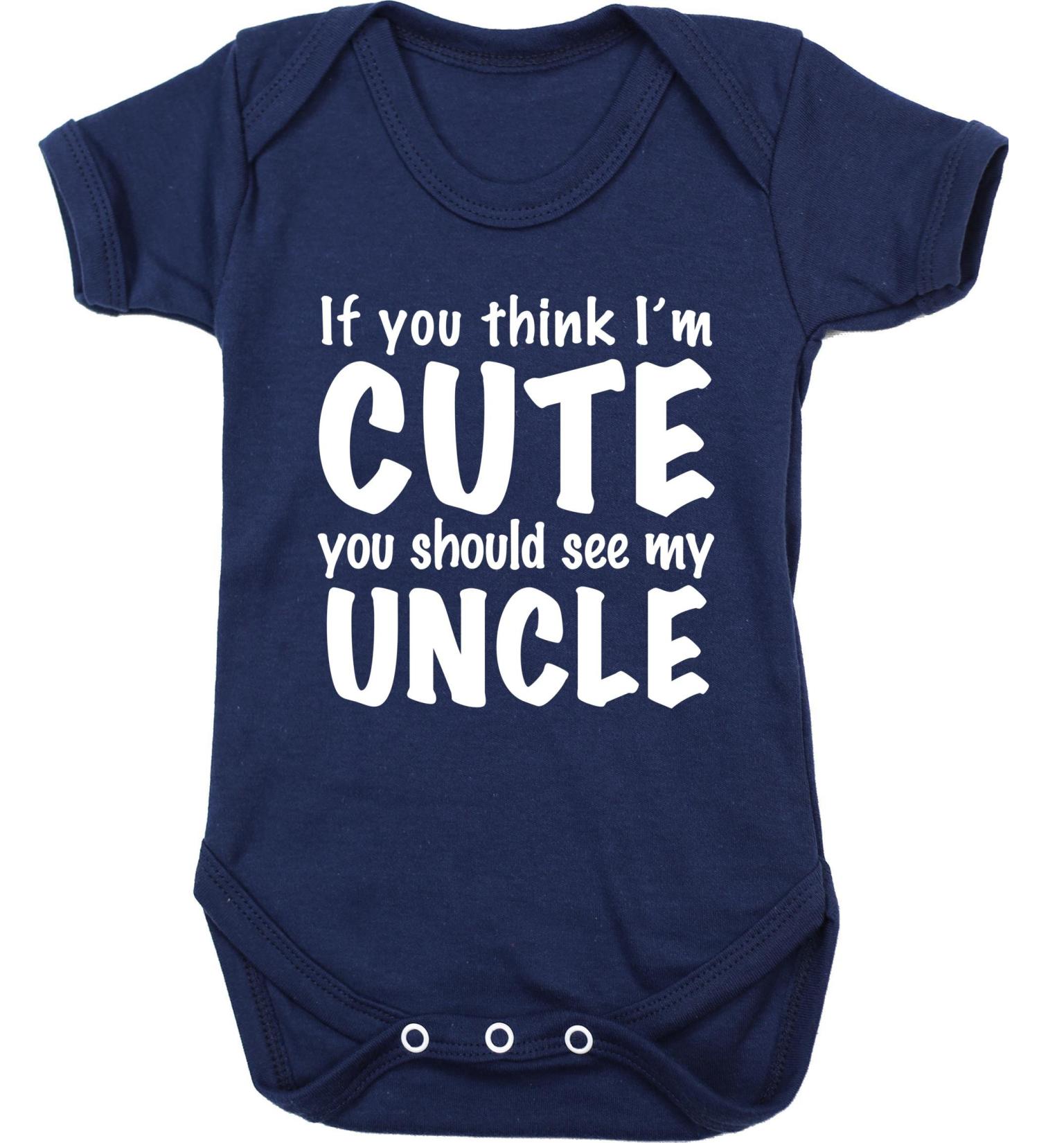 Hippowarehouse Cute Baby Vest Bodysuit | Uncle's Adorable Little Niece/Nephew - Buy Online on GoSupps.com