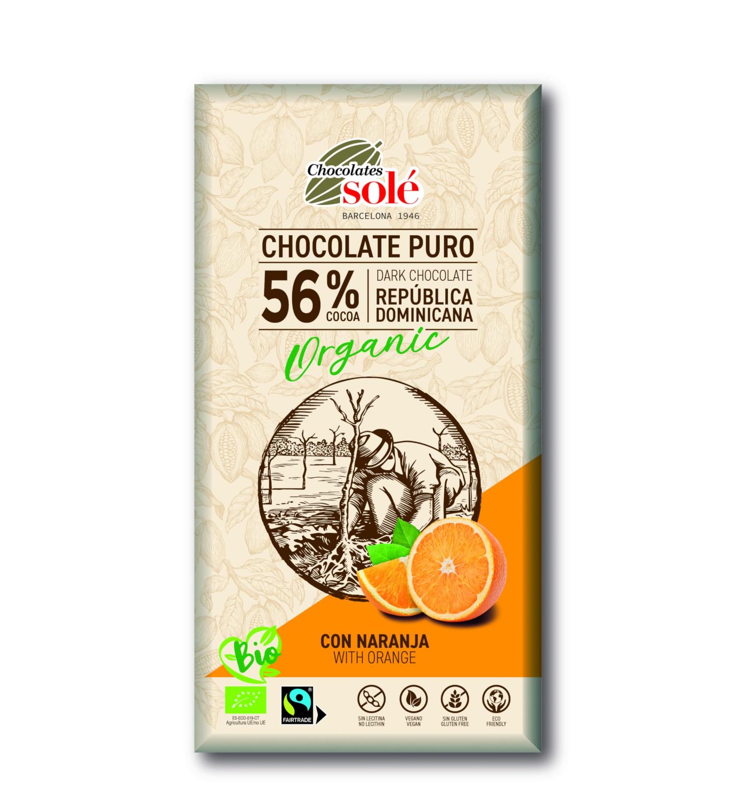  Mitoku Dark Chocolate with Orange 100g. - Buy Online on GoSupps.com
