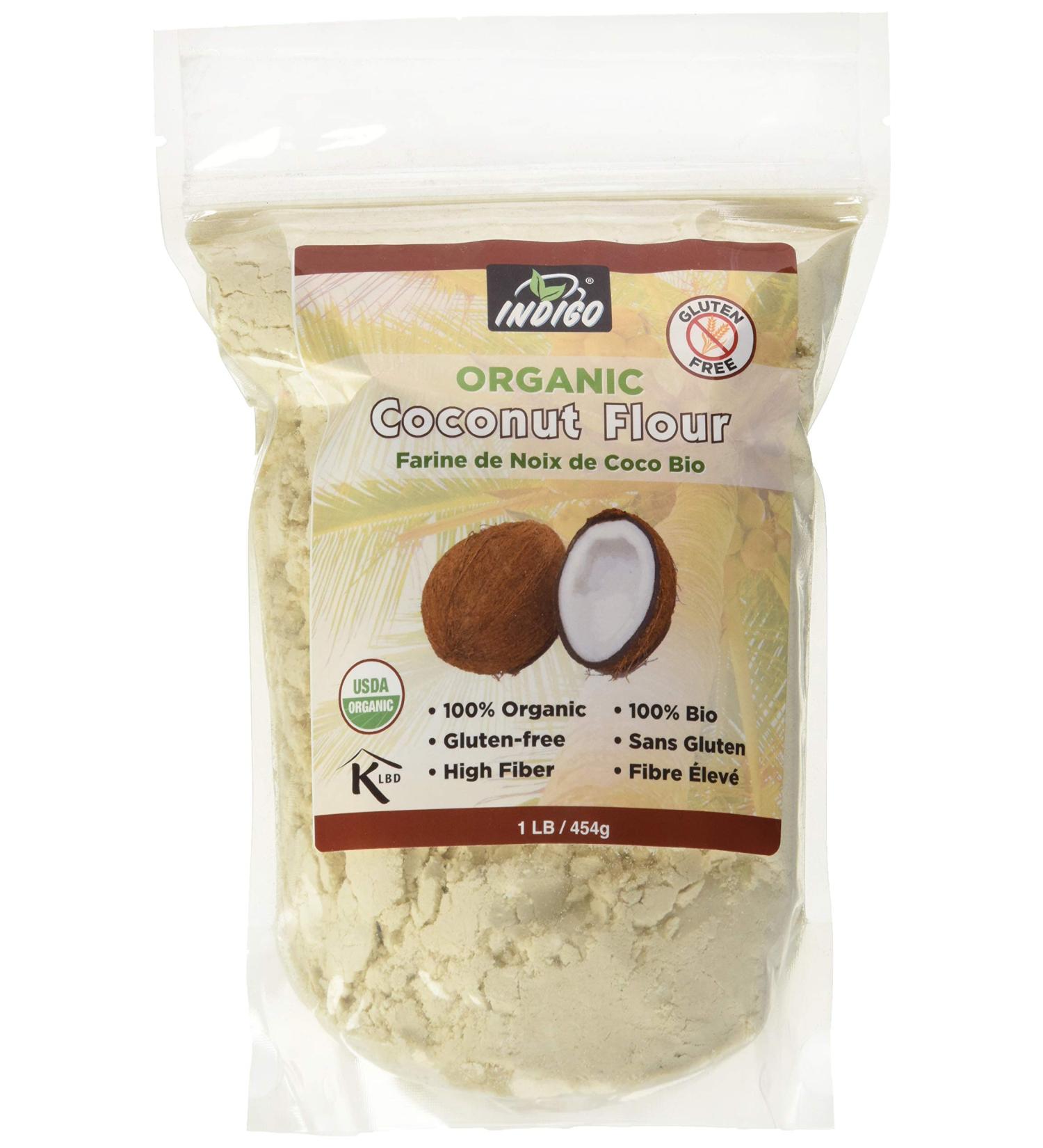Indigo Organic Coconut Flour 454g - Buy Online on GoSupps.com