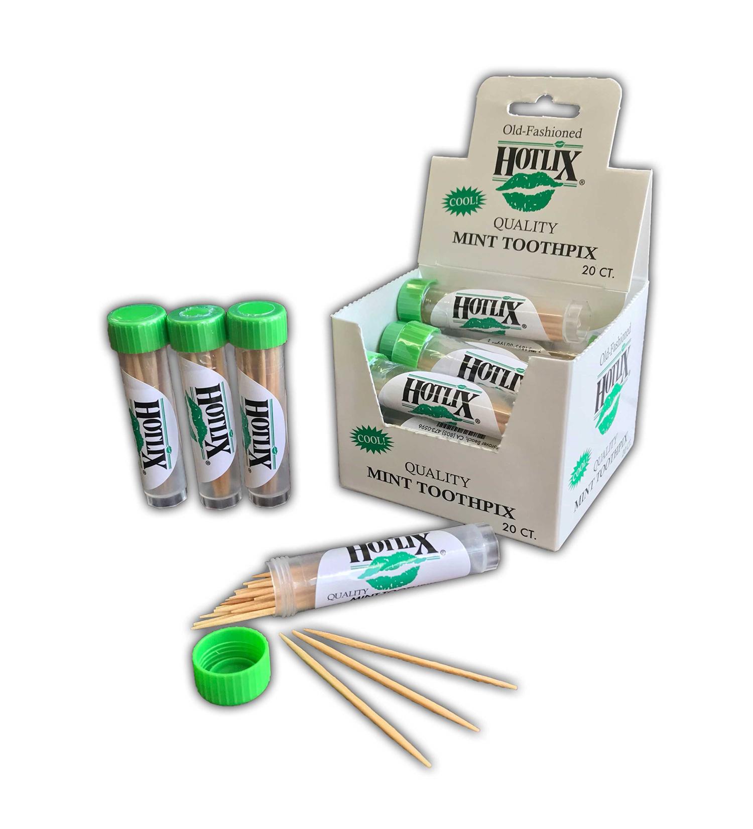 Buy Hotlix Mint Flavored Dental ToothPix - 16 Sticks | International Shipping Available - Buy Online on GoSupps.com