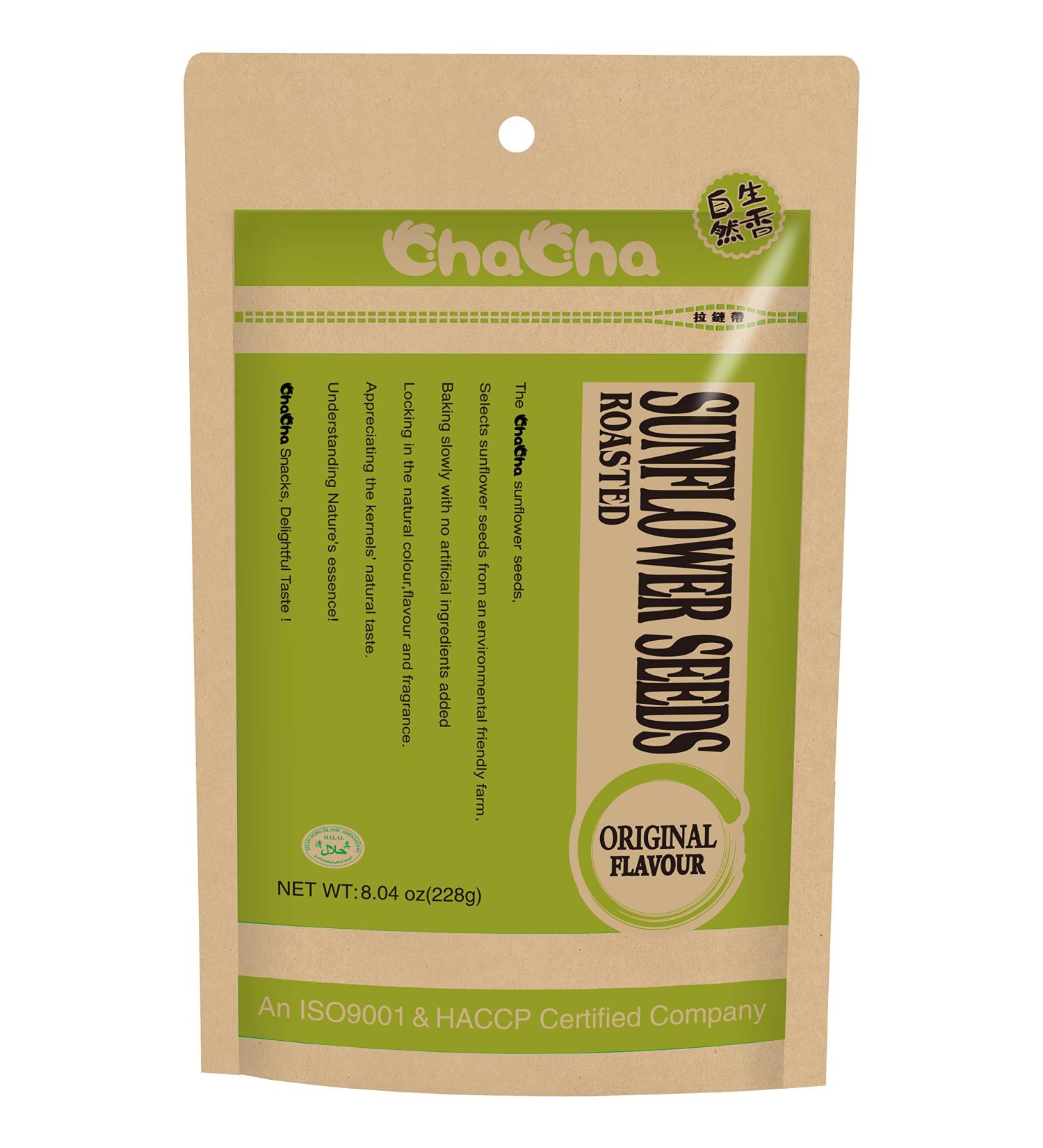 CHACHA Roasted Sunflower Seeds Original - 228g Pack | Premium Healthy Snack for International Shipping - Buy Online on GoSupps.com
