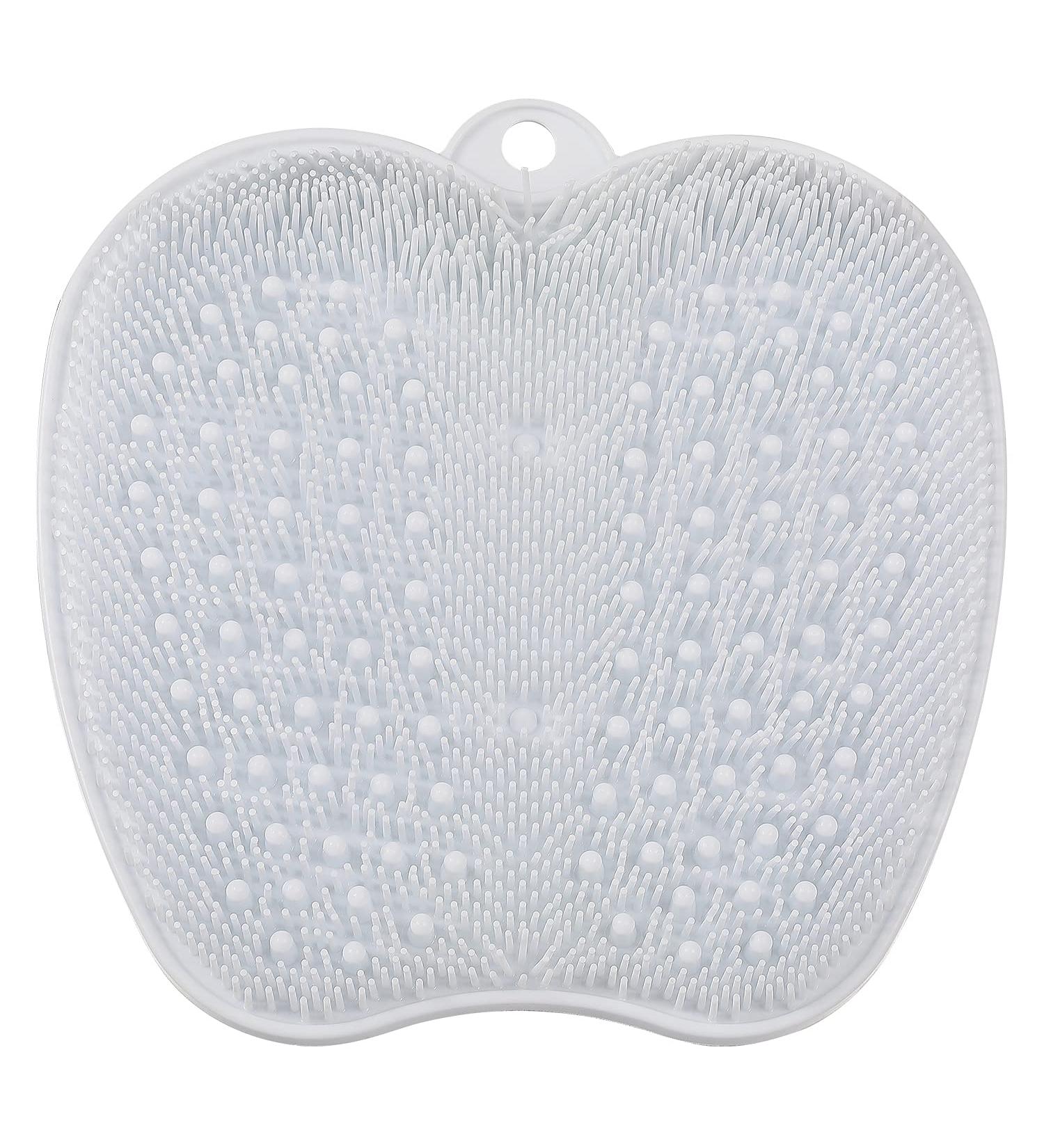 BESKAR XL Shower Foot Scrubber - Non-Slip Suction Cups - Exfoliates, Cleans, and Massages Feet - Improve Circulation & Soothe Tired Feet - Buy Online on GoSupps.com