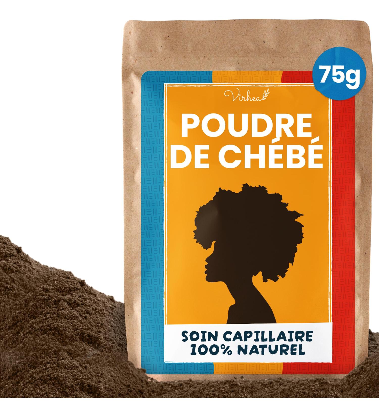 Poudre de Chebe 75G - Chebe pour Cheveux - Soin Capillaire Traditionnel pour la Pousse et le Renforcement des Cheveux Chebe du Tchad - Buy Online on GoSupps.com