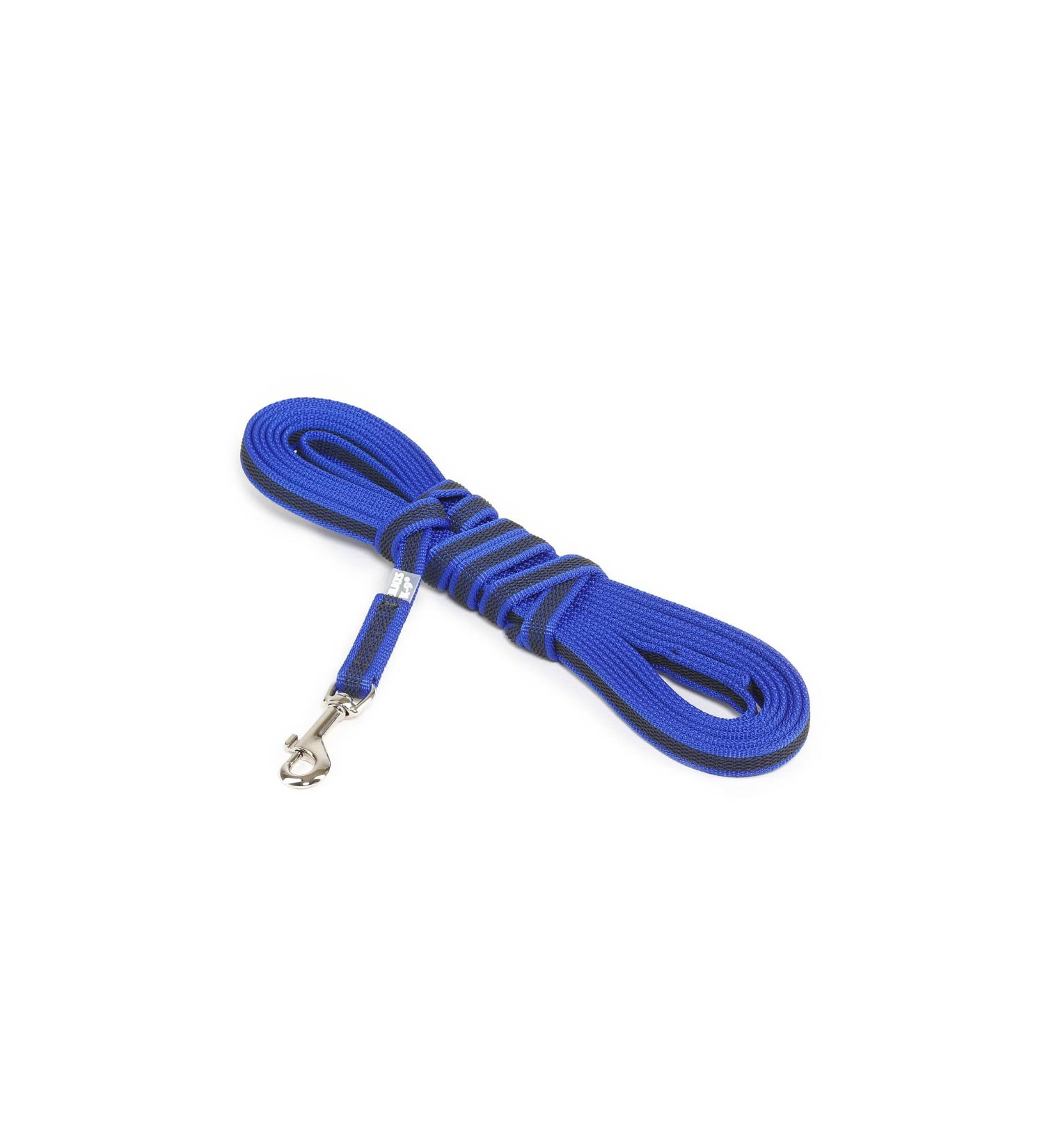 Buy IDC Color & Gray Rubberized Leash 14mm x 5m - Durable Blue-Grey Design for Dogs | International Shipping Available - Buy Online on GoSupps.com