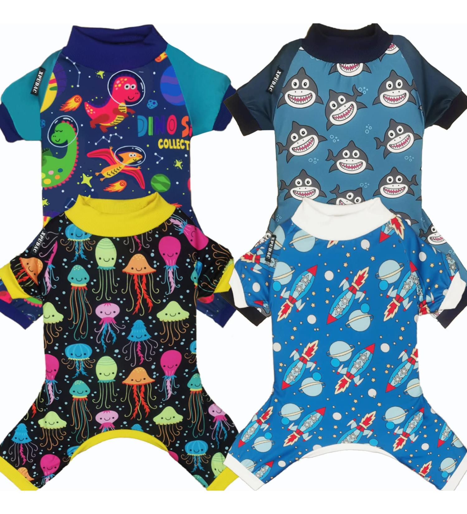 XPUDAC Small Dog Pajamas | Boy Girl Puppy Onesies | Pet Clothes for Christmas | 4 Animal Styles - Buy Online on GoSupps.com