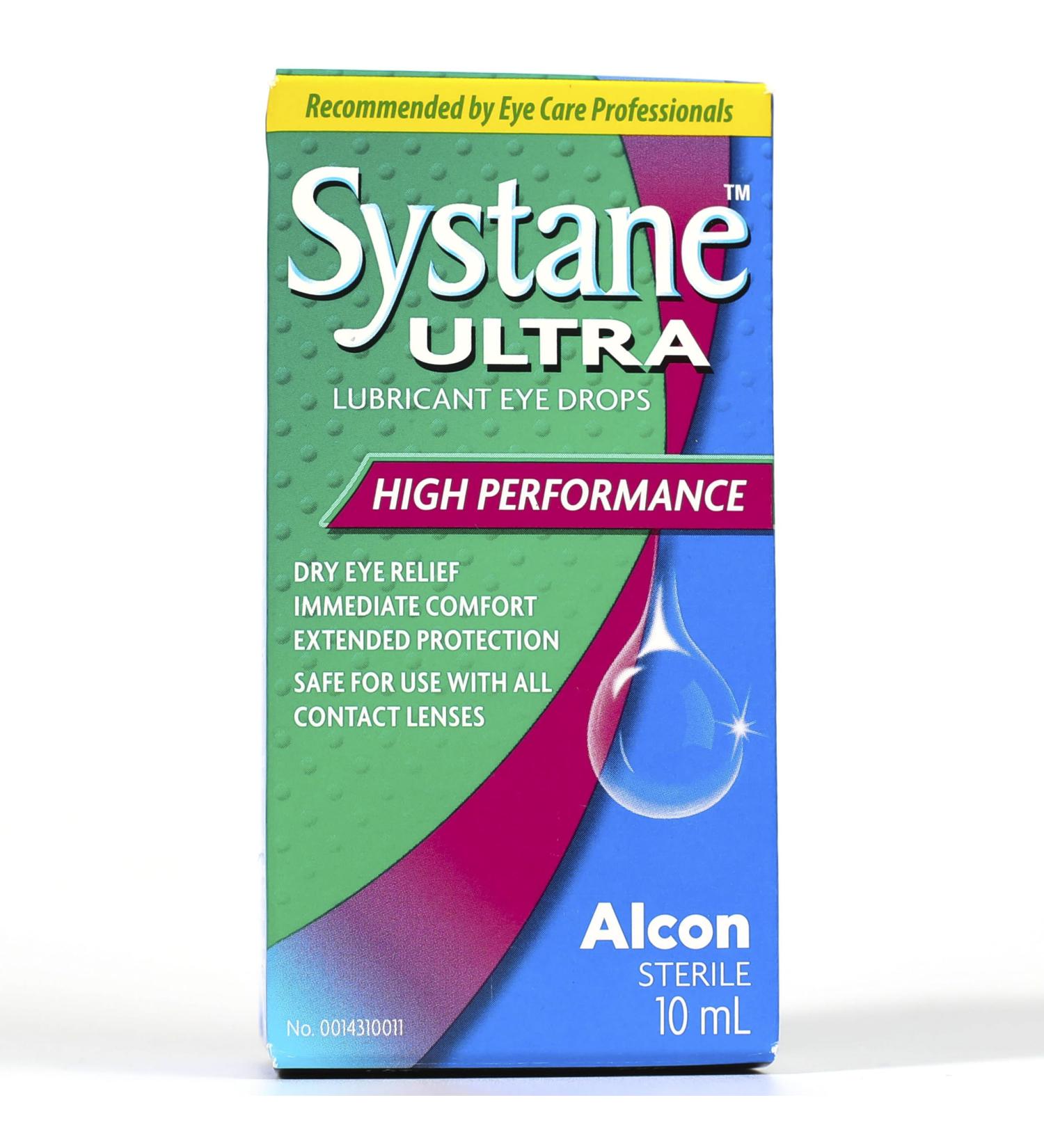 Systane Ultra Lubricant Eye Drops Twin Pack 0.33 fl oz | High Performance Eye Care - International Shipping Available - Buy Online on GoSupps.com
