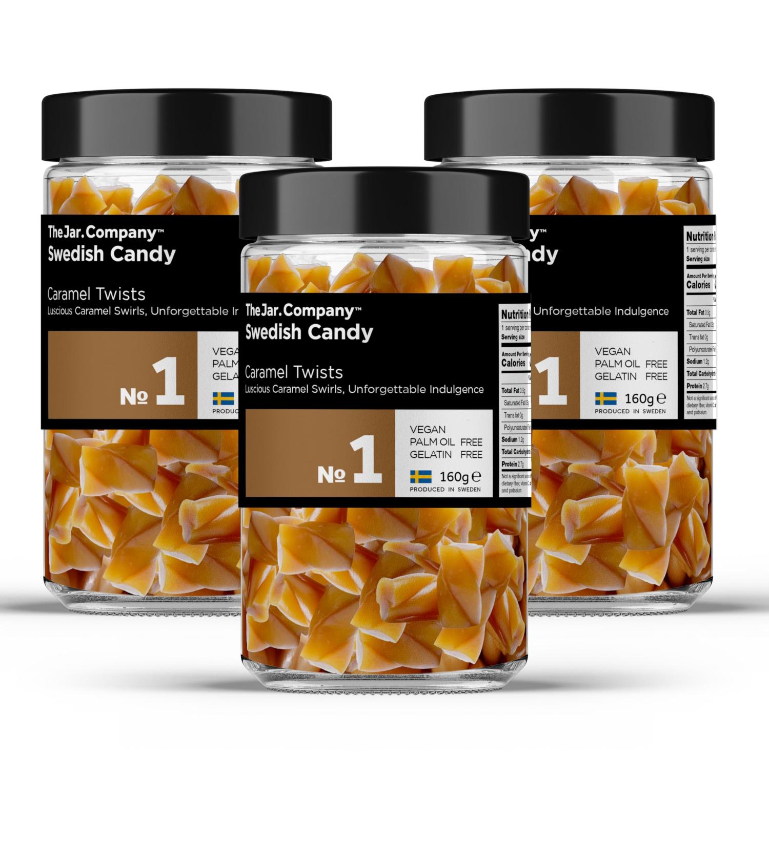TheJar.Company - Swedish Candy - 1 Caramel Twists