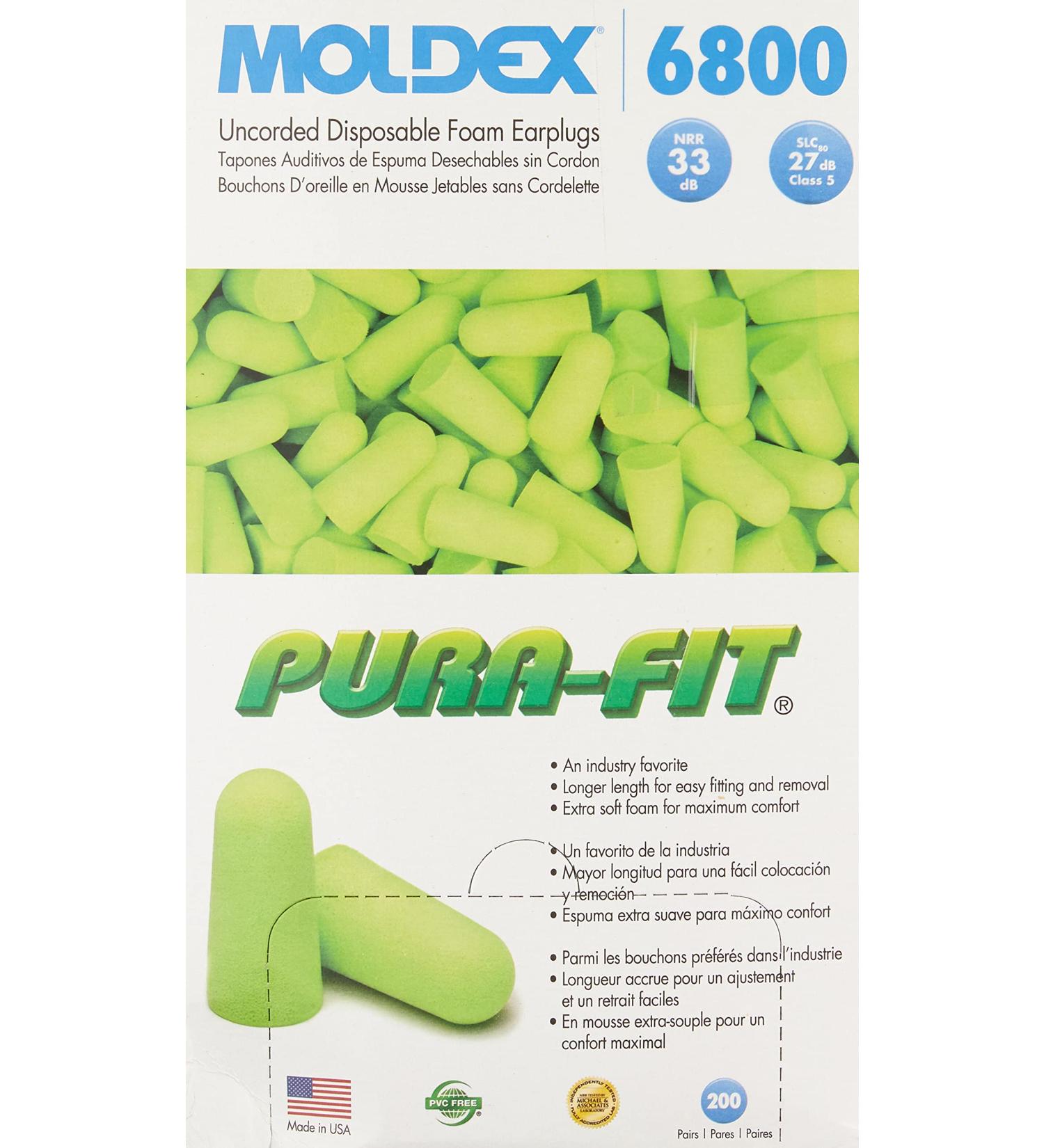 MLX6800 - Pura-Fit Single-Use Earplugs - Buy Online on GoSupps.com