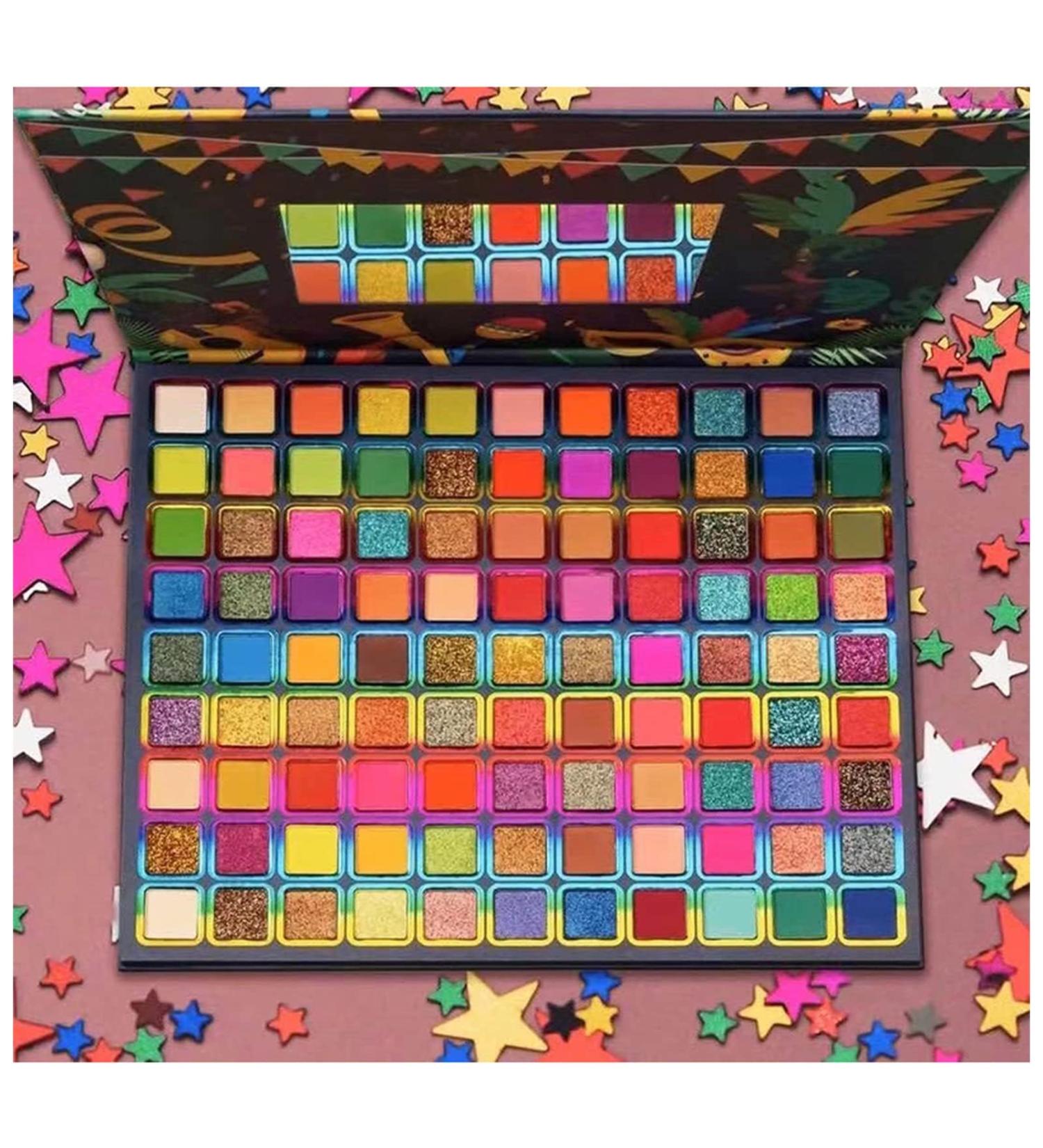 KEYVOR Beauty Palette 99 Color Matte Eyeshadow Glitter Eyeshadow Waterproof Long Lasting Makeup Palette Shimmering Fashion Woman Beauty Eyes Eye Shadow Palette