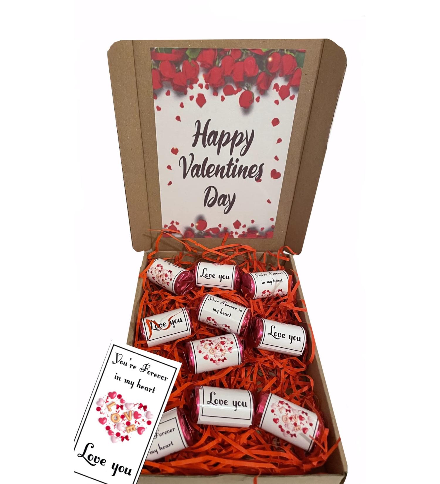 Valentine s Day Love heart Sweets with wrappers in box- heart - Buy Online on GoSupps.com