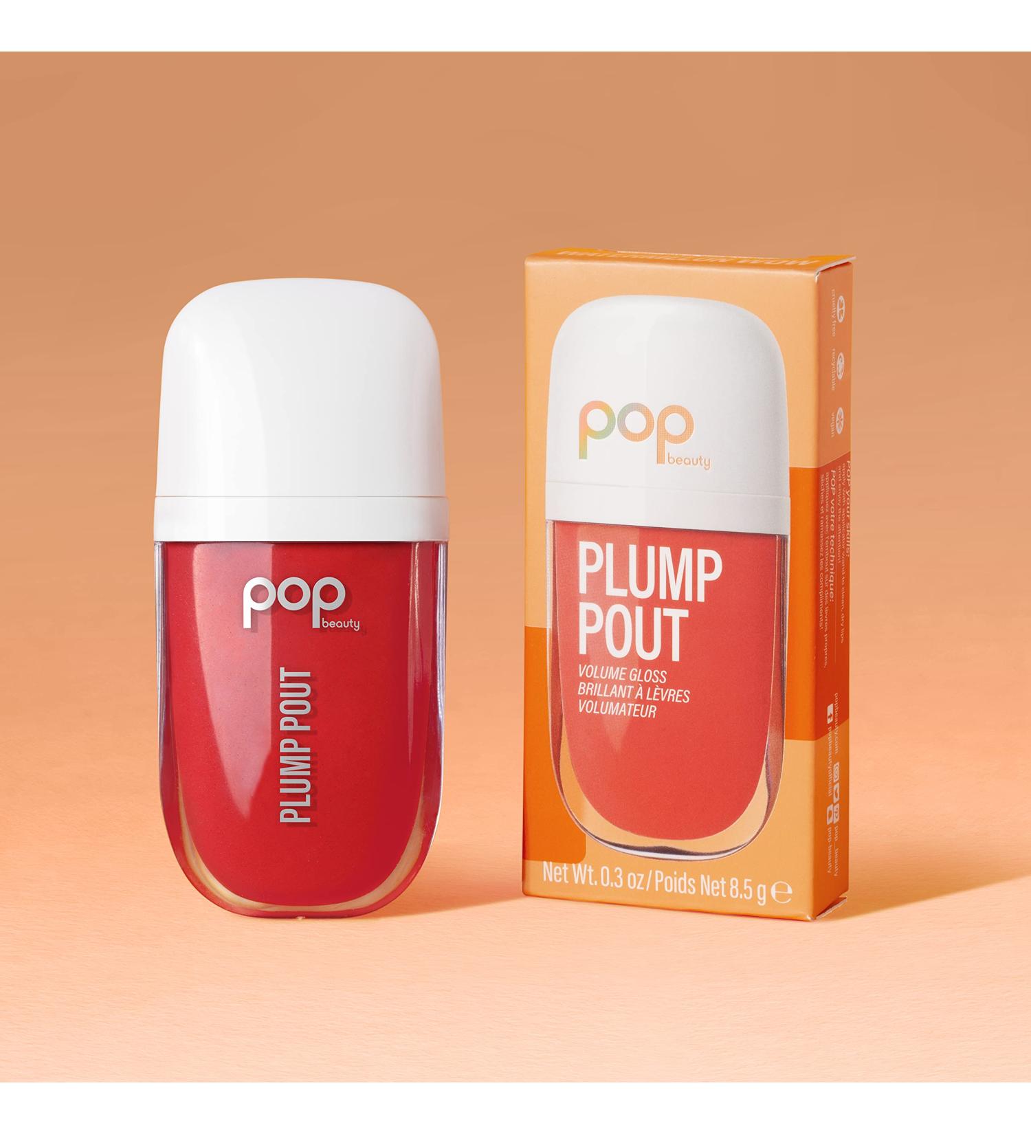 POP Beauty Plump Pout Watermelon Wow Plumping Lip Oil - Hydrating & Long Lasting Gloss - Buy Online on GoSupps.com
