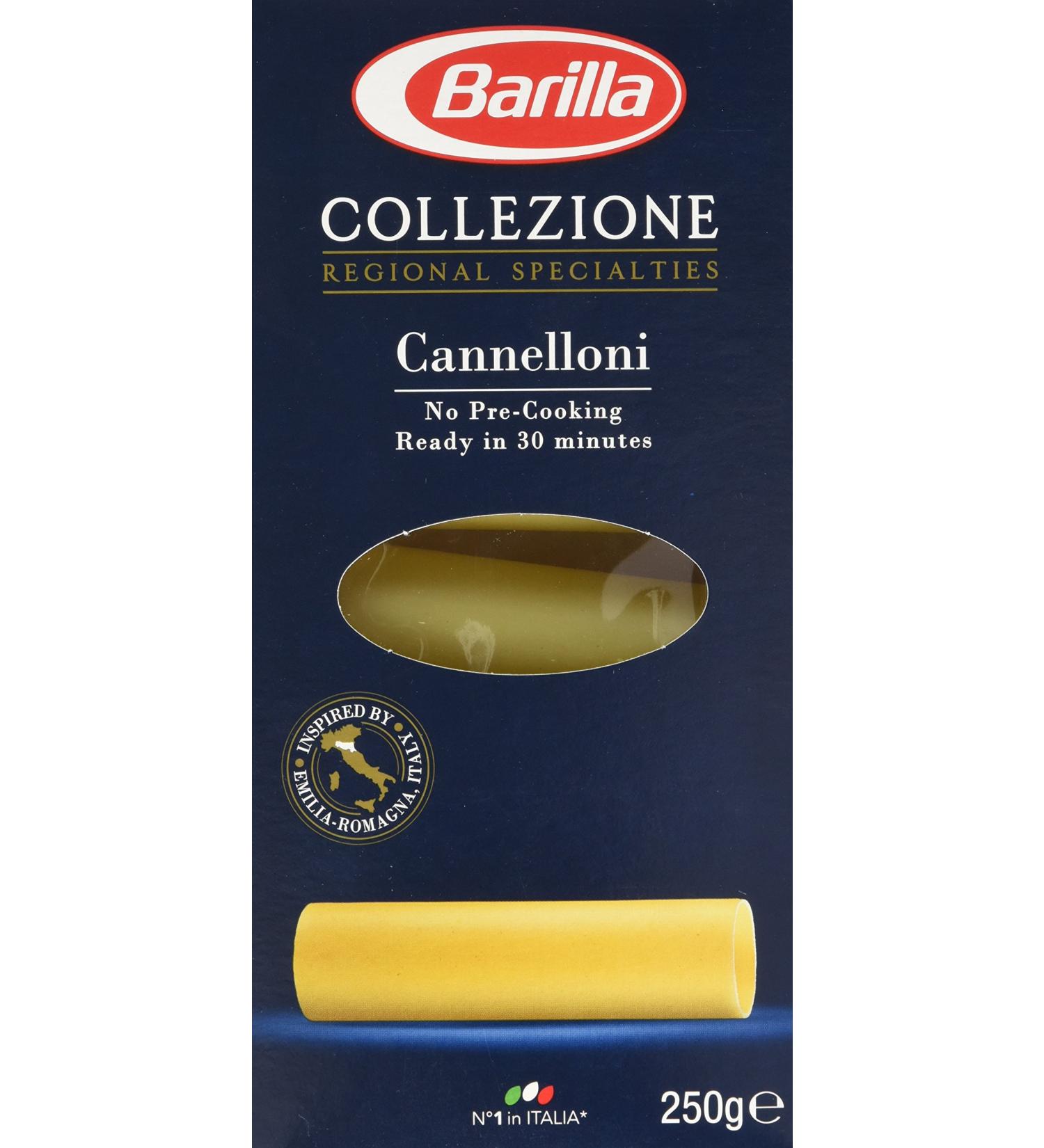 Barilla Cannelloni 250g: Authentic Italian Pasta for Delicious Meals - Buy Online on GoSupps.com