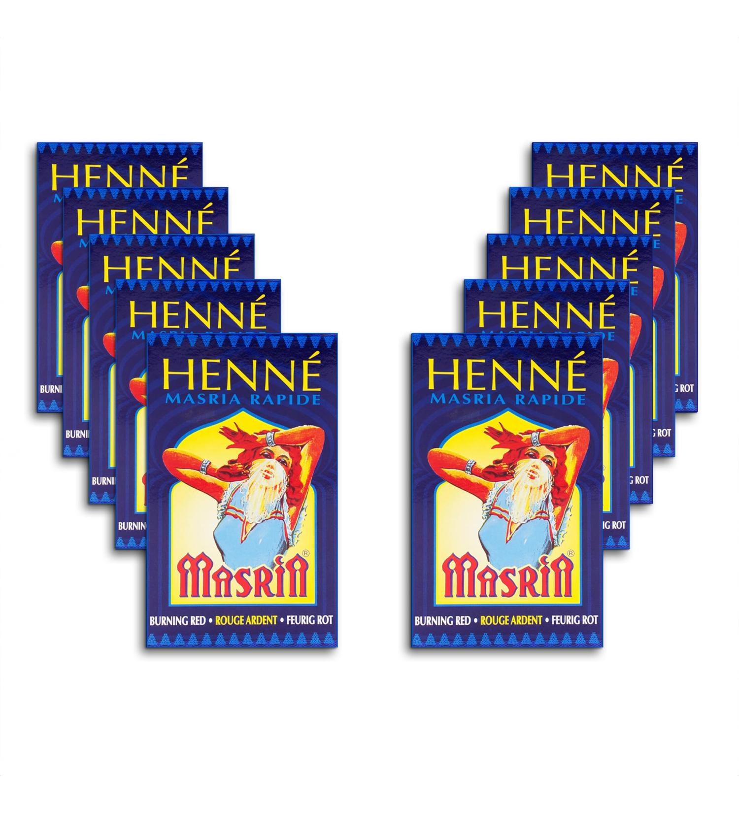 Natural Henna Powder - 900g Henna Hair Dye | Fiery Red | Pure Natural Hair Color - Pellear Masria - Buy Online on GoSupps.com