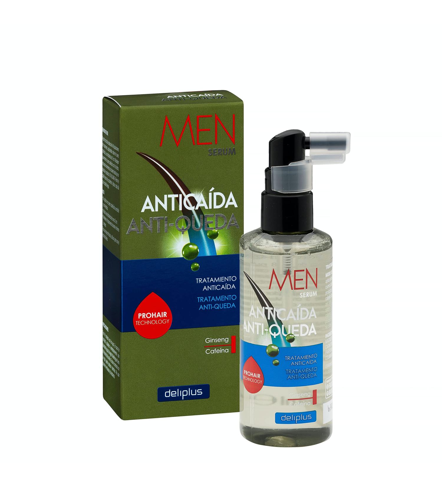 Men's Deliplus Anti-Hair Loss Serum with Ginseng & Caffeine Boost Hair Growth & Strength | International Shipping Available - Buy Online on GoSupps.com