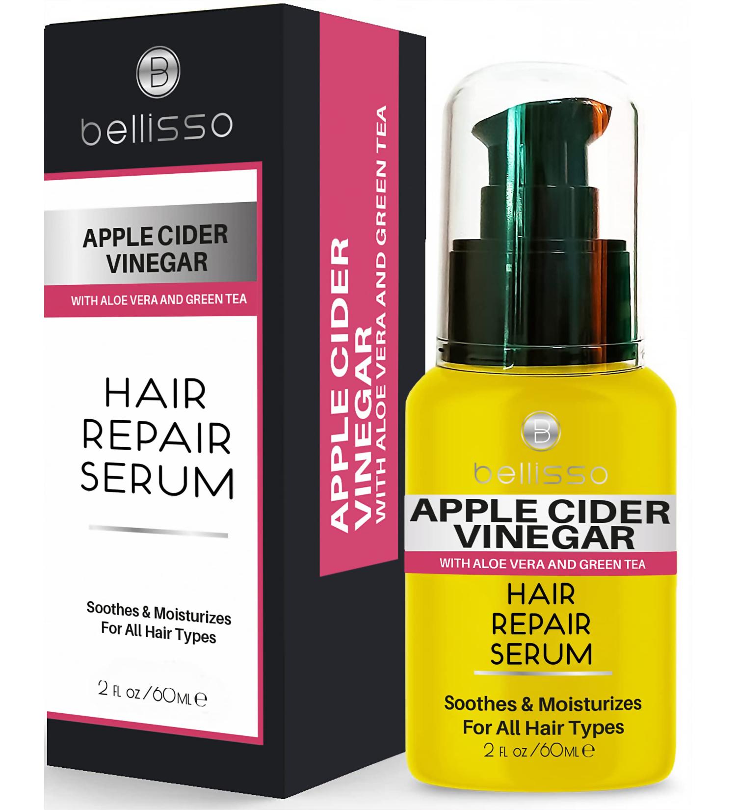 Apple Cider Vinegar Hair Serum Oil | Anti-Frizz Treatment & Scalp Repair | Moisturizer for All Hair Types Dry & Damaged Hair Solution - Buy Online on GoSupps.com