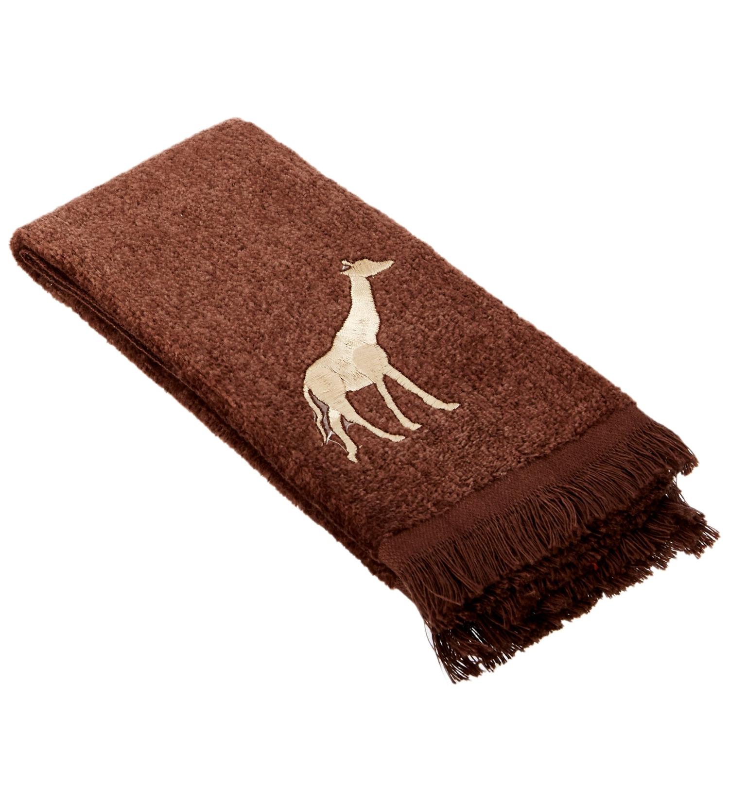 Avanti Animal Parade Wash Cloth, Mocha