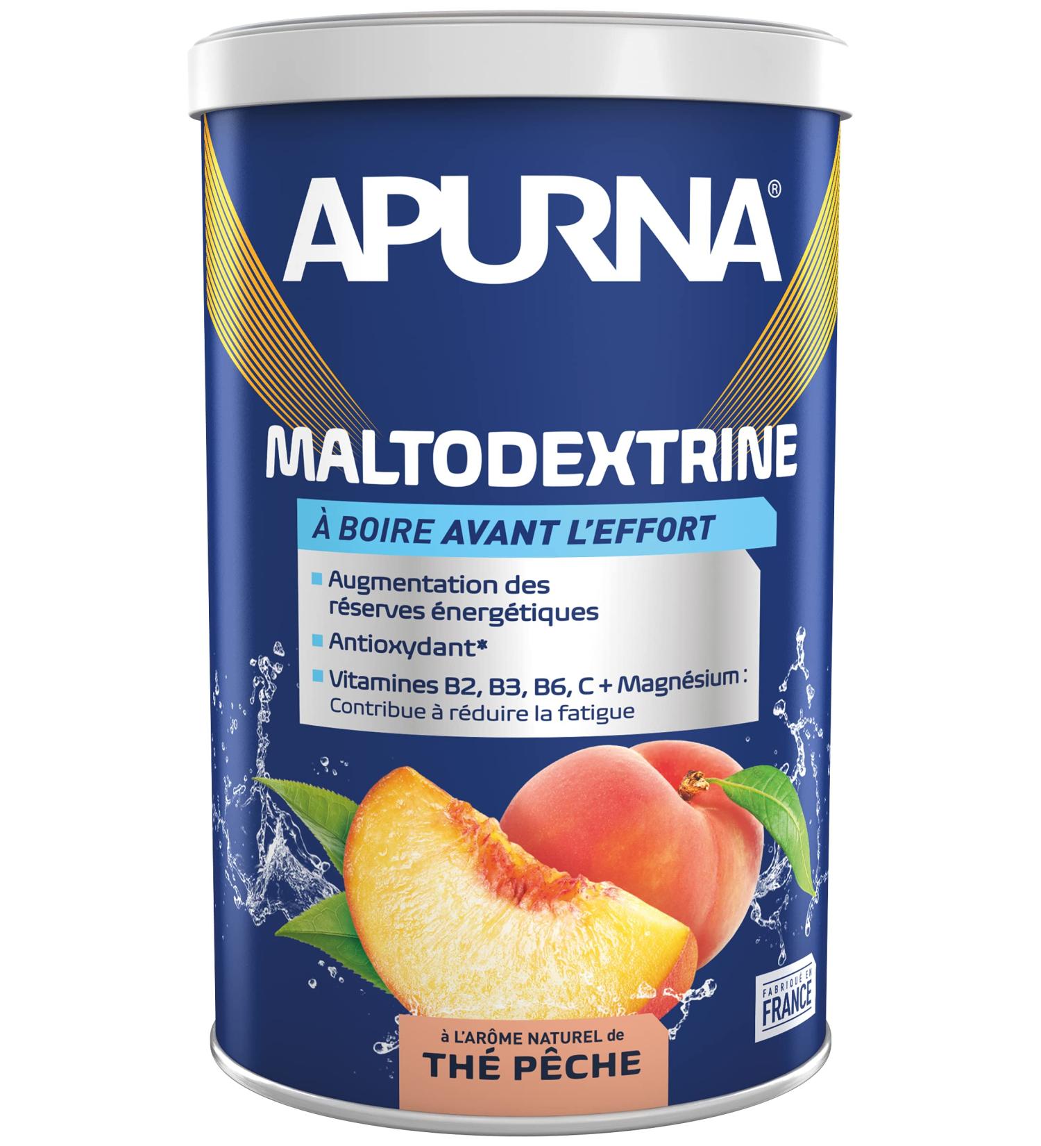 Jar Apurna maltodextrin peach tea 500g - Buy Online on GoSupps.com