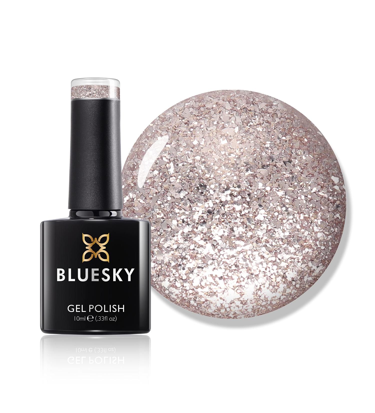 Bluesky Gel Nail Polish Platinum 08 Crystal Clear 10 ml Long Lasting Chip Resistant 10 ml (Requires Drying Under UV LED Lamp) - Buy Online on GoSupps.com