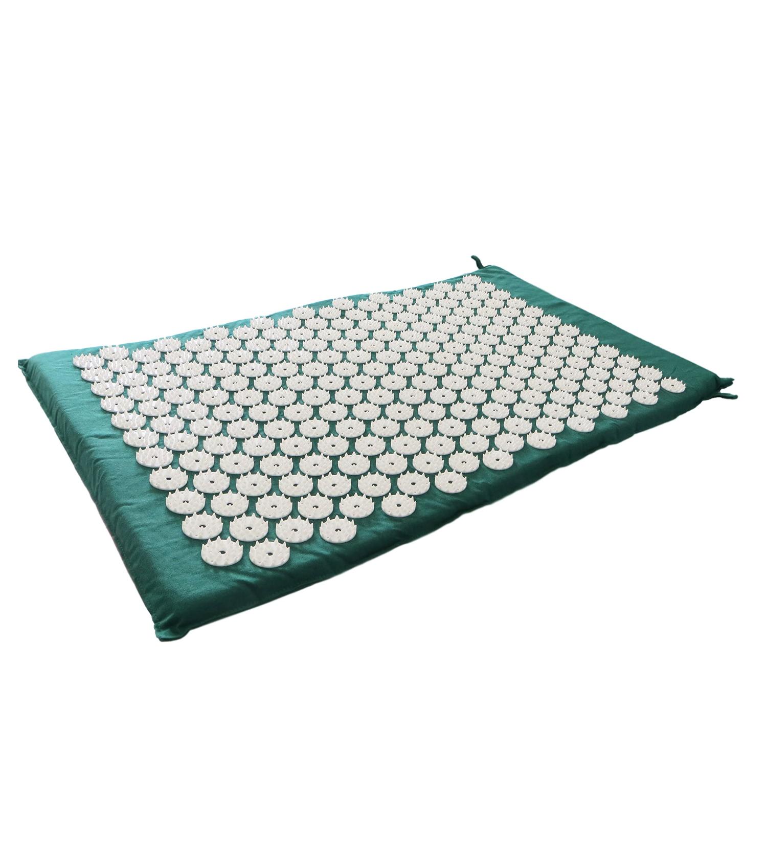 Buy HQ Acupressure Mat - Green Shanti Relaxation Mat 65x39cm | Eco-Friendly | International Shipping - Buy Online on GoSupps.com