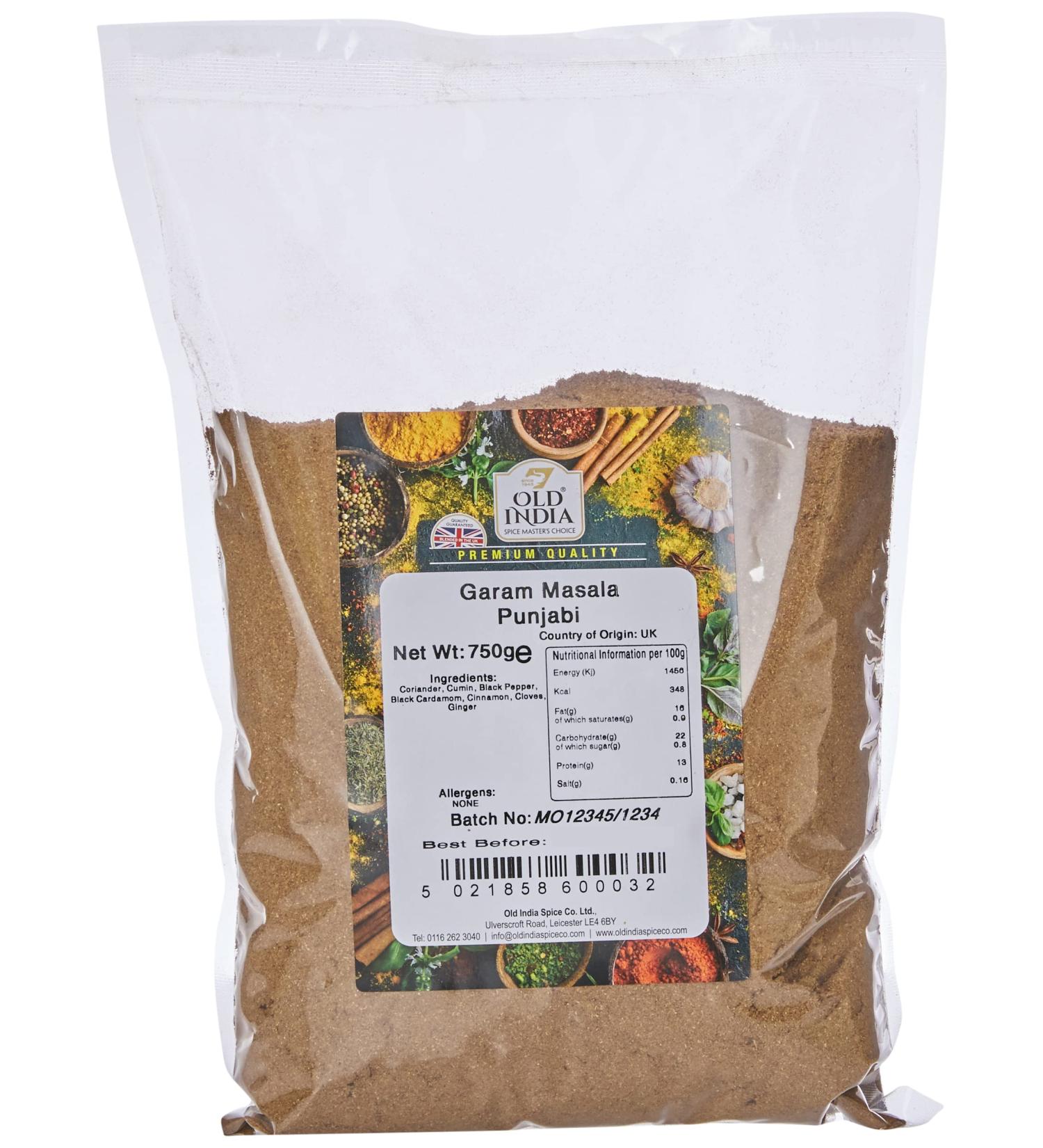 Old India Garam Masala Punjabi 750g - Buy Online on GoSupps.com