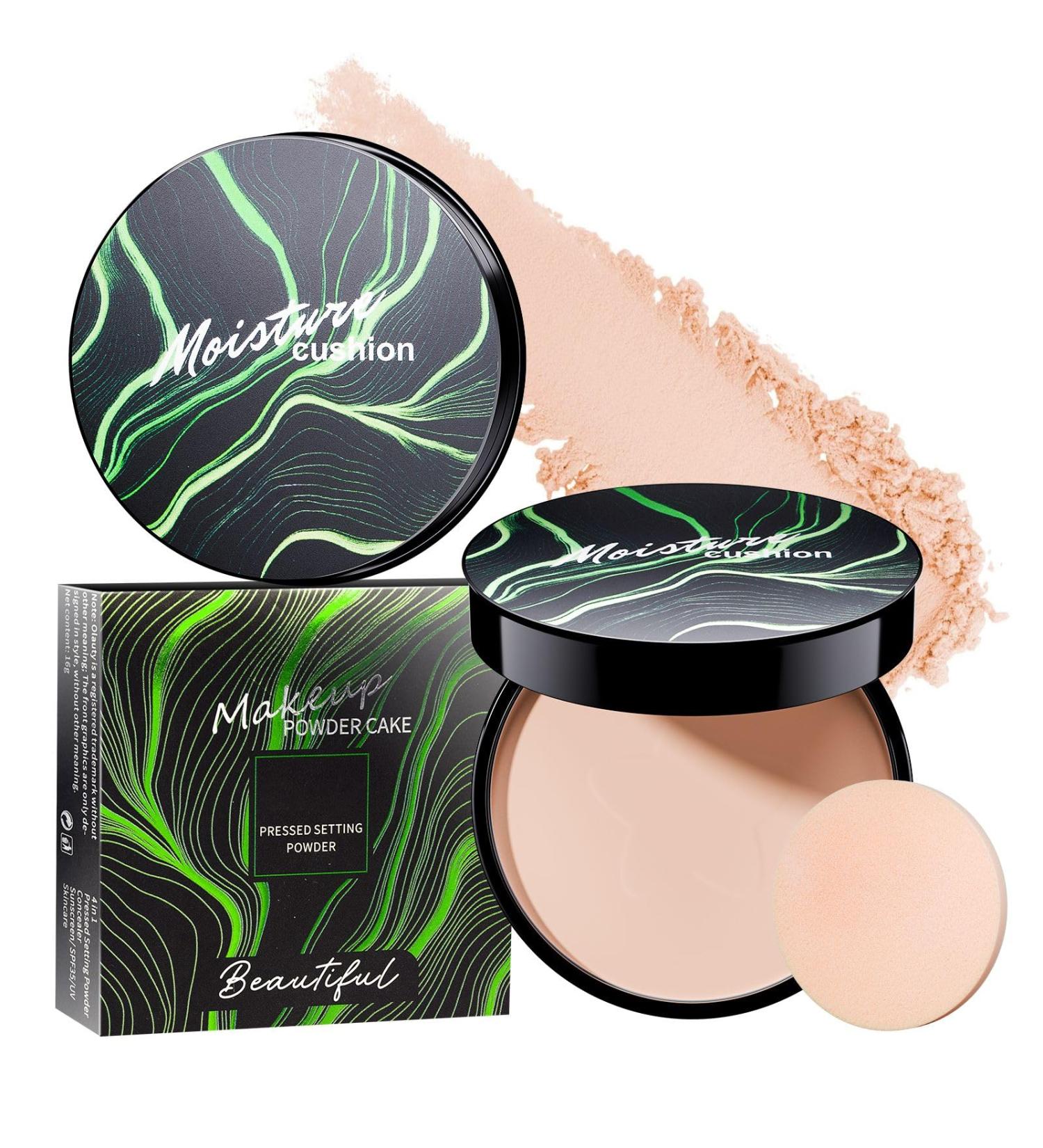 Face Setting Powder Makeup - Long-Lasting Waterproof Pressed Powder for Flawless Skin | Blurs Imperfections & Fine Lines | Weightless Poreless Finish | Cruelty-Free All Skin Types - Buy Online on GoSupps.com