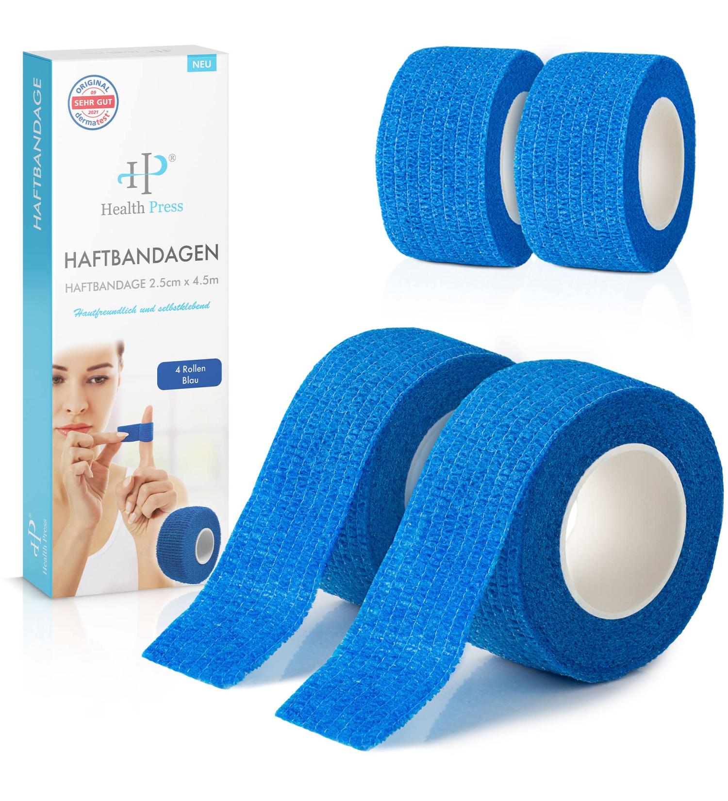Buy Finger Pavement Self-Adhering Blue Tape - 4x Rolls (2.5cm x 4.5m) | Waterproof Dust & Dirt Repellent Paving Tape - International Shipping - Buy Online on GoSupps.com