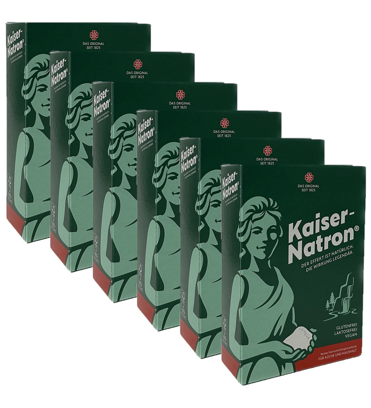 Holste Kaiser Natron Economy Pack - 6 x 250g | Premium Baking Soda for Cooking & Cleaning | International Shipping - Buy Online on GoSupps.com