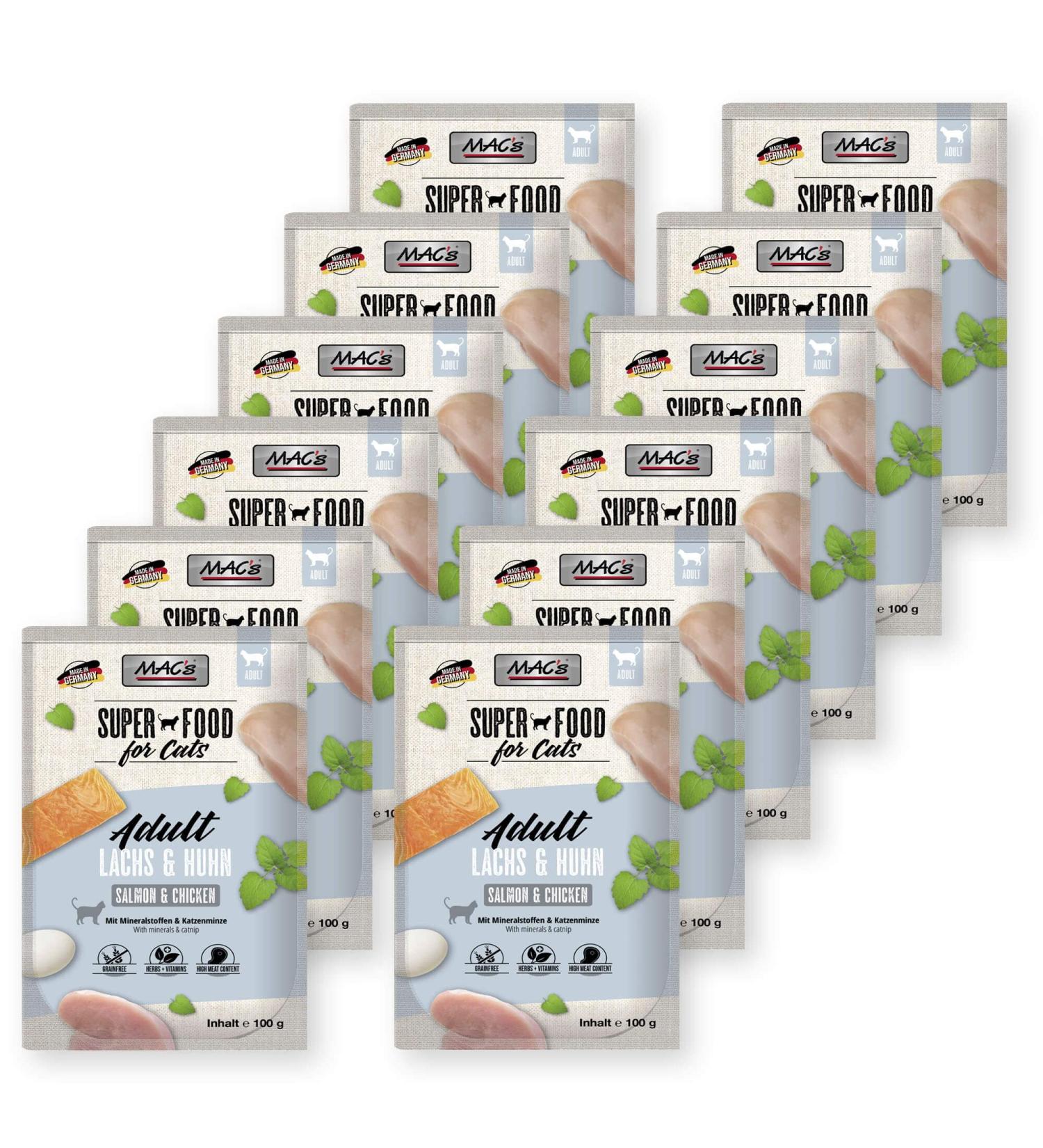 Salmon & poultry 12 x 100 g