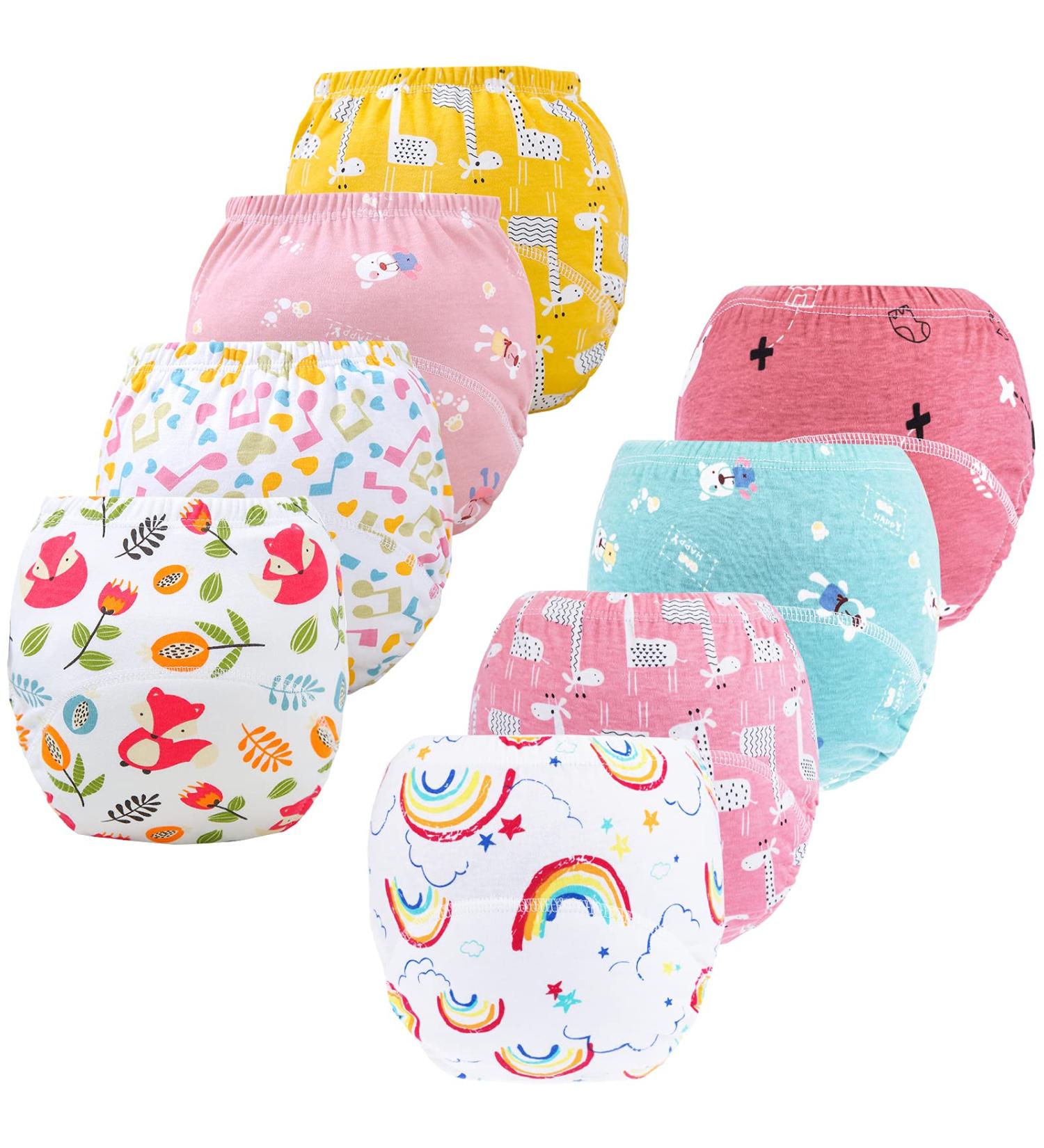 Potty Training Pants 8 Pack for Boys and Girls - Red Learning Designs Underwear 2-4T - Buy Online on GoSupps.com