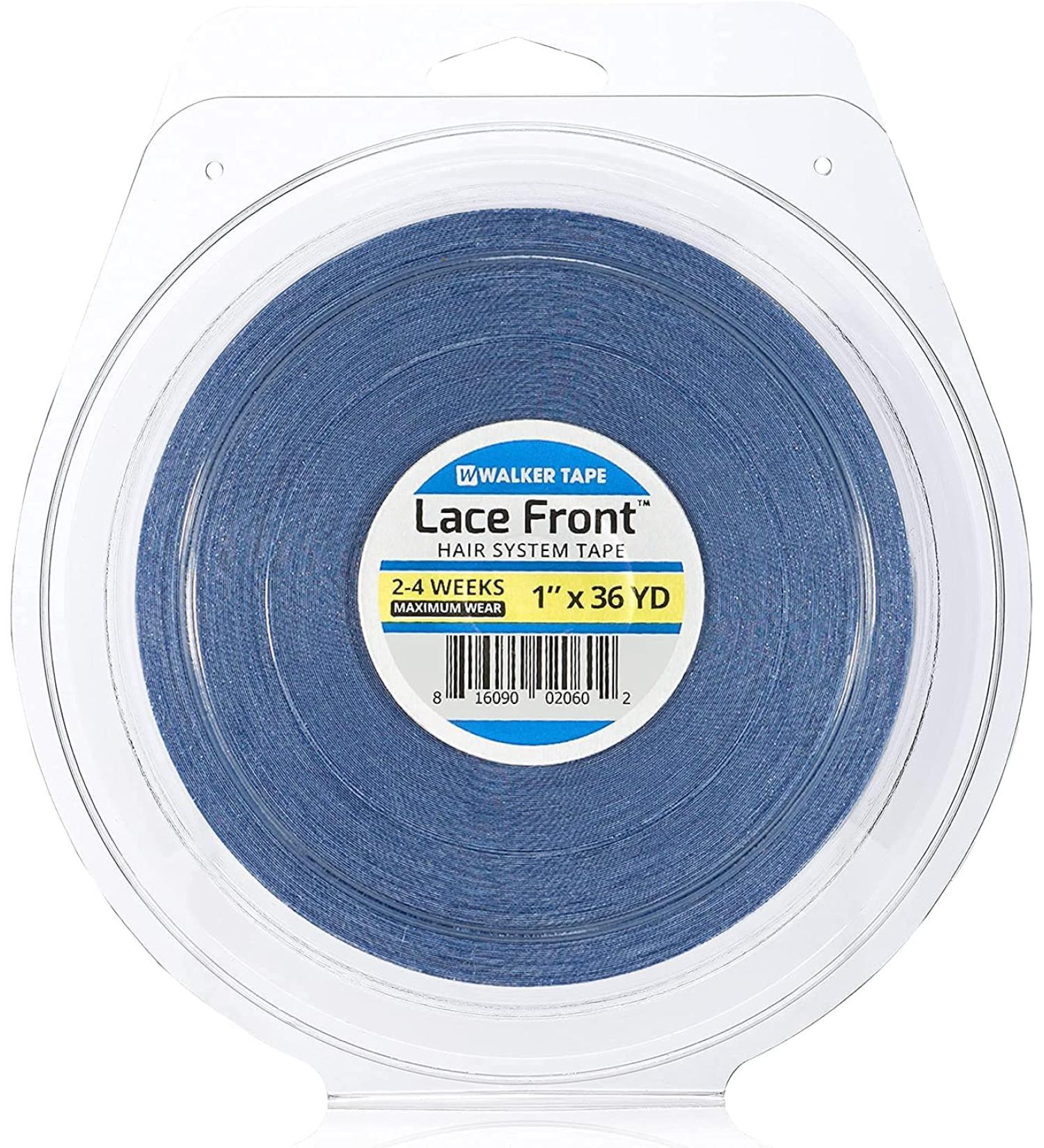 Walker Lace Front Bandage - Double Sided Self Adhesive Tape for Wigs & Toupees (2.5cm x 36m) - Clear | International Shipping - Buy Online on GoSupps.com